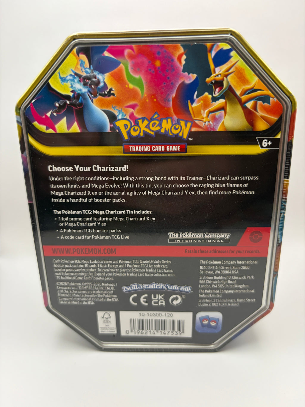 Mega Charizard Tin (Mega Charizard Y)