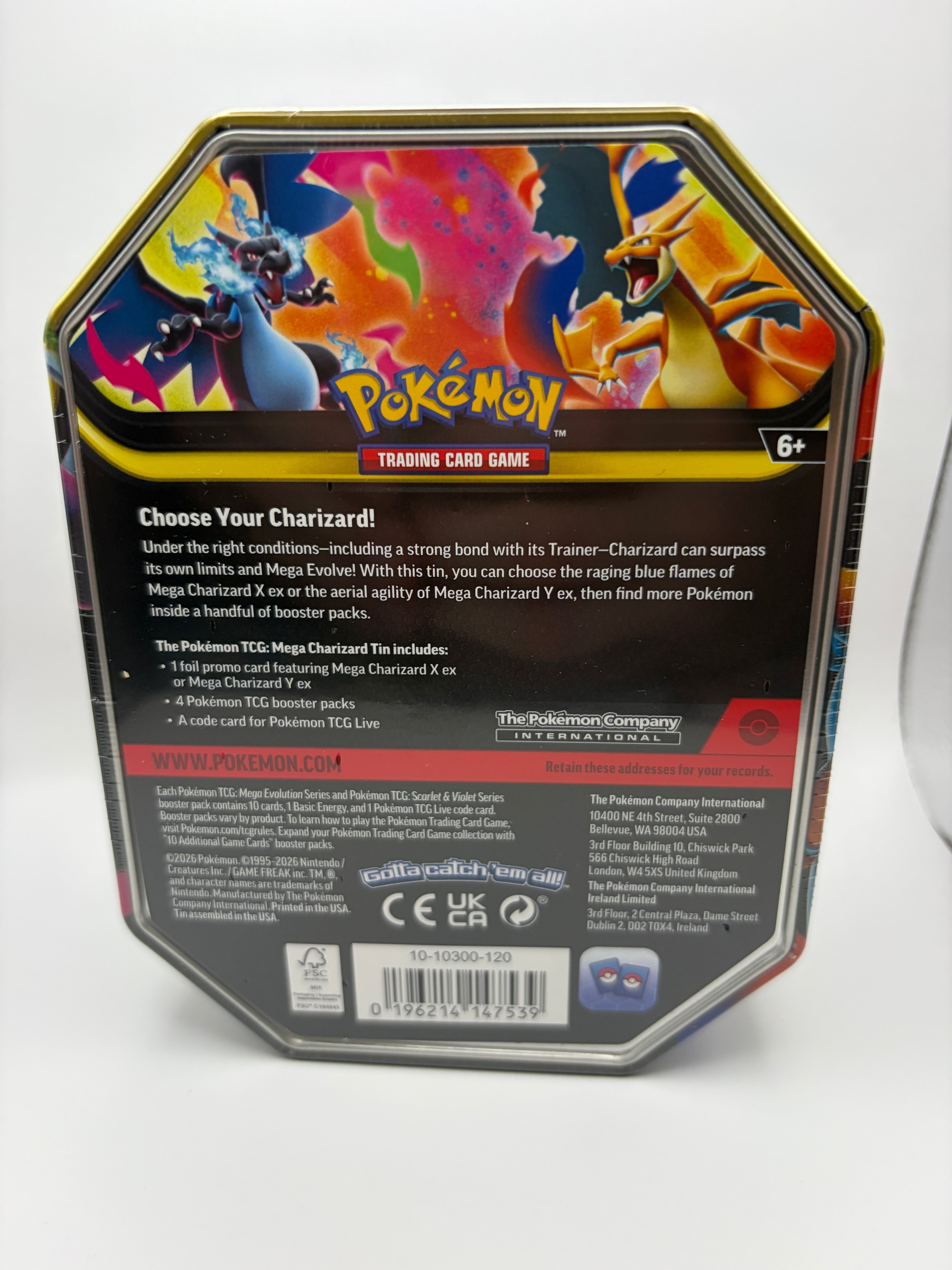 Mega Charizard Tin (Mega Charizard X)