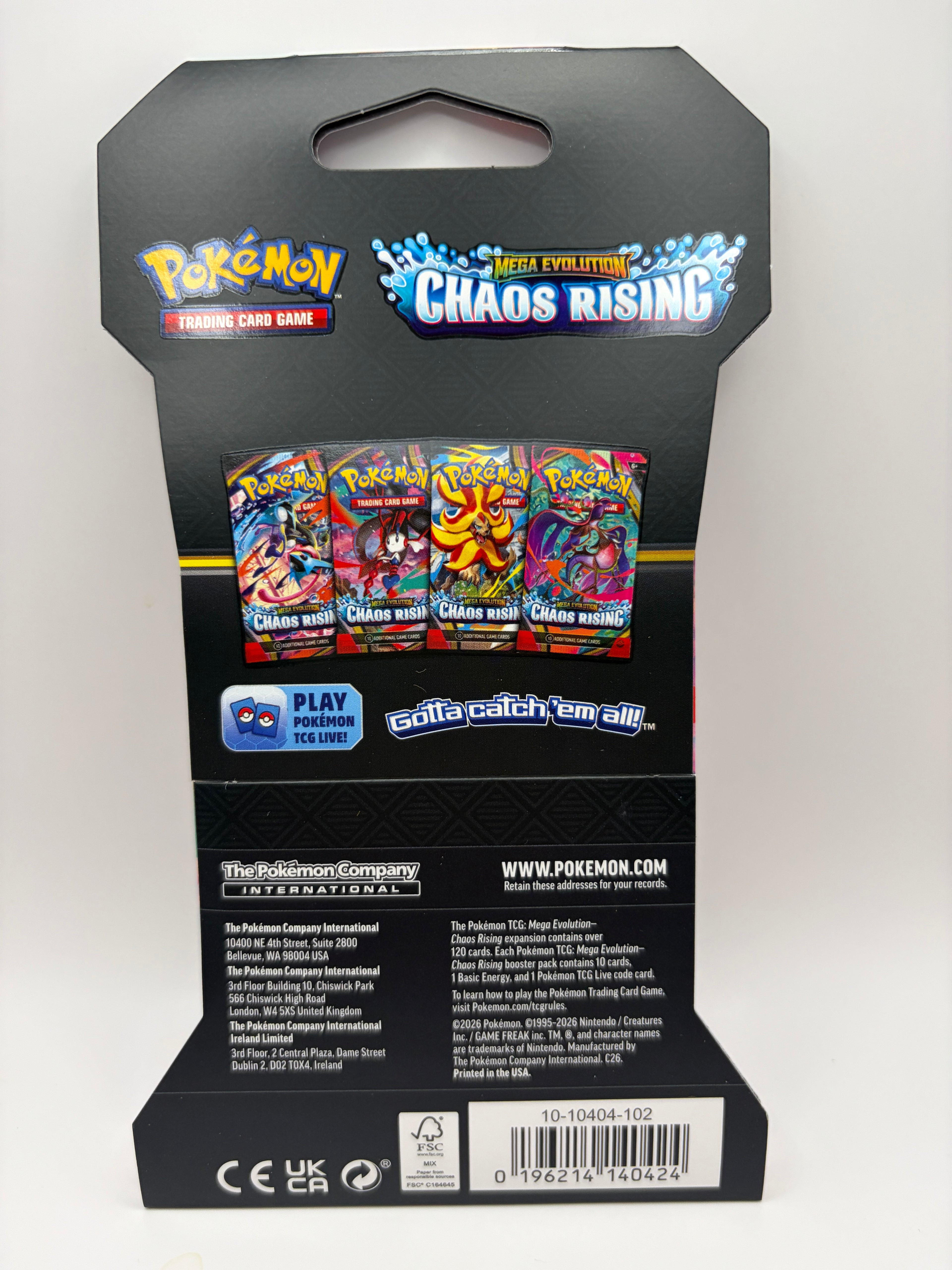 Chaos Rising Sleeved Booster Pack
