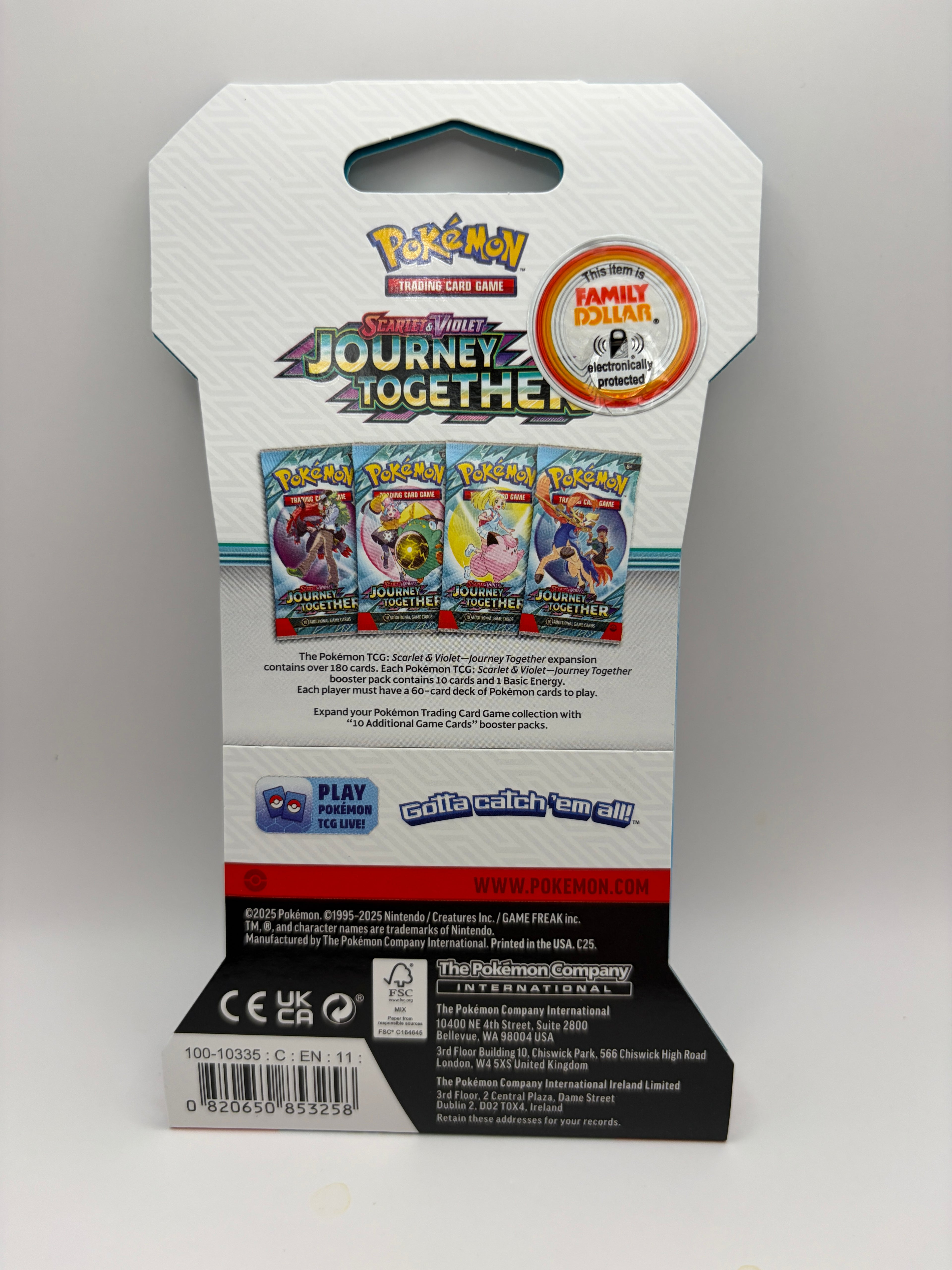 Journey Together Sleeved Booster Pack
