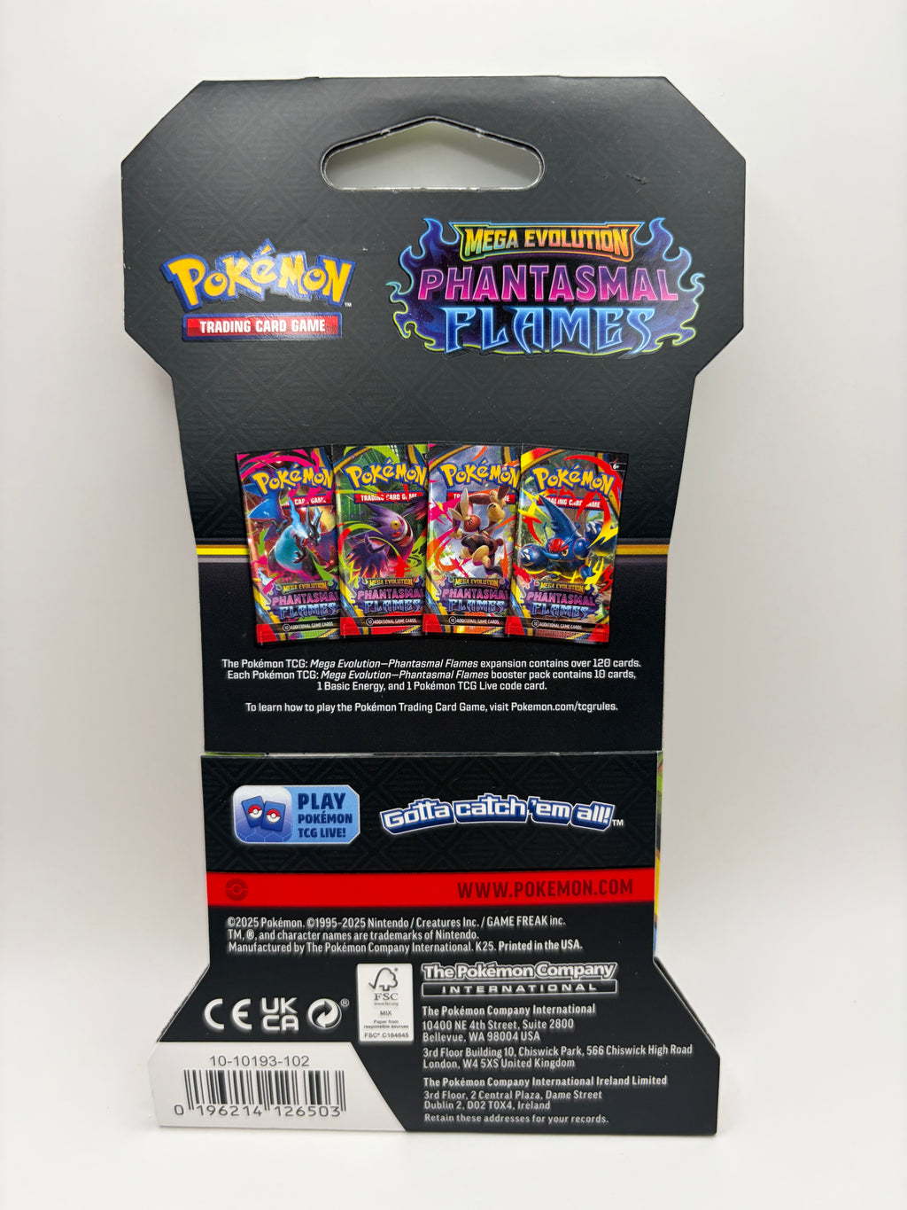 Phantasmal Flames Sleeved Booster Pack