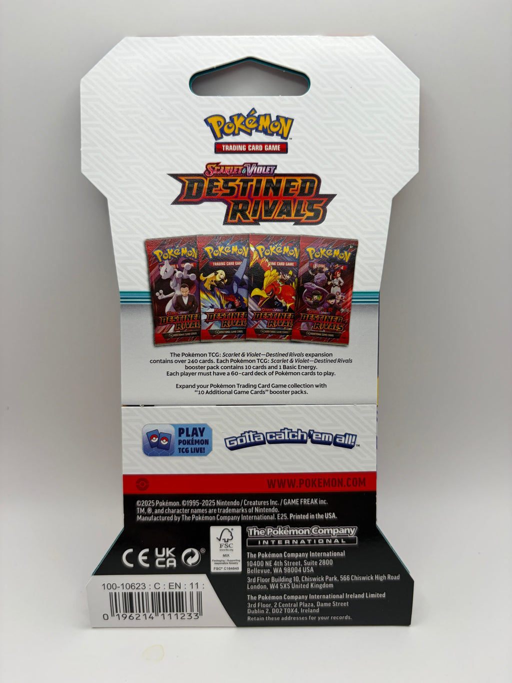 Destined Rivals Sleeved Booster Pack