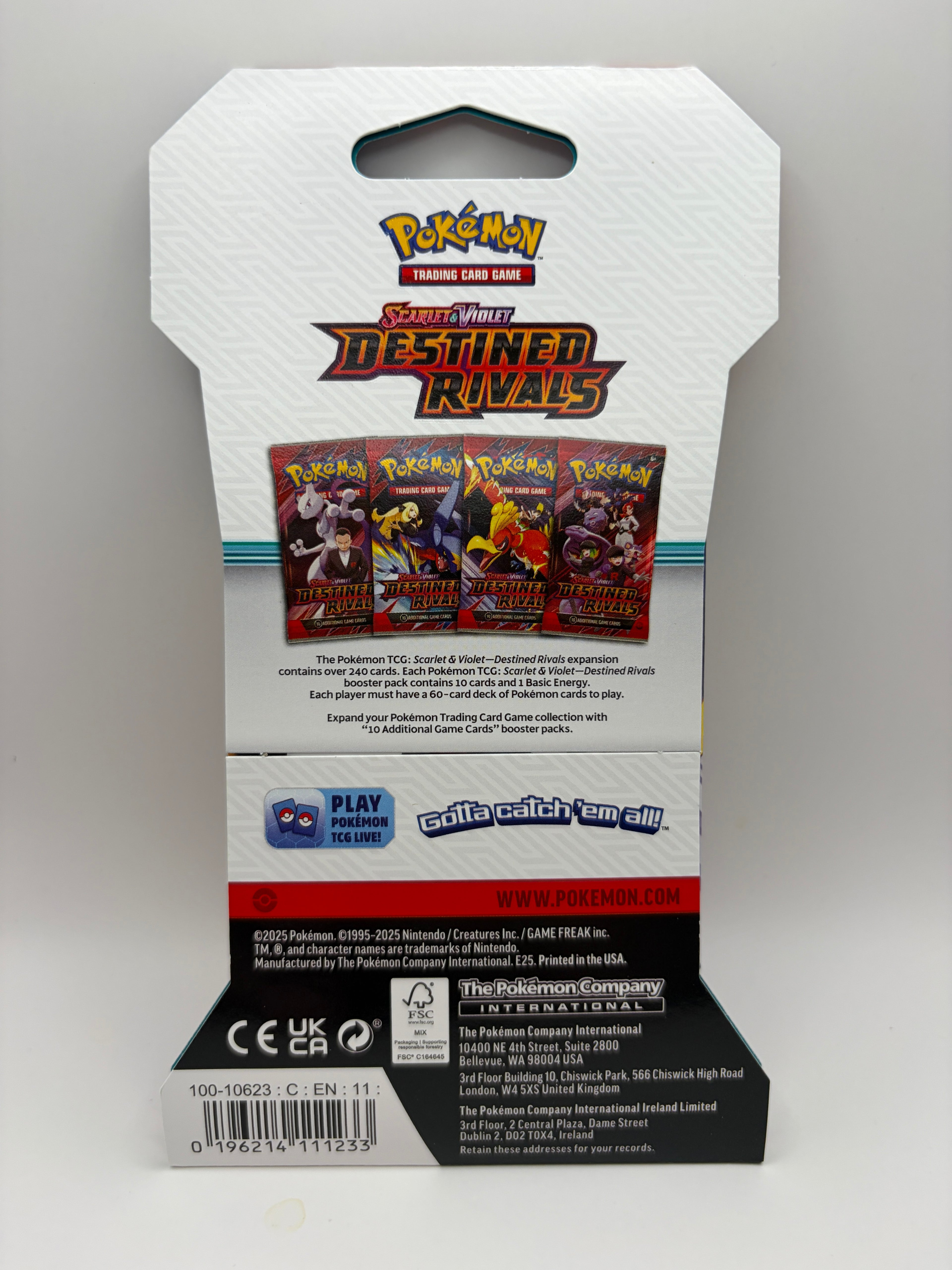 Destined Rivals Sleeved Booster Pack