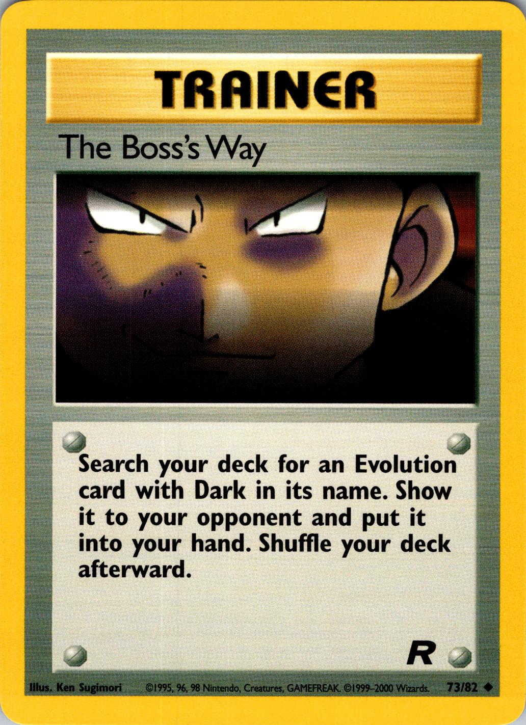 The Boss's Way