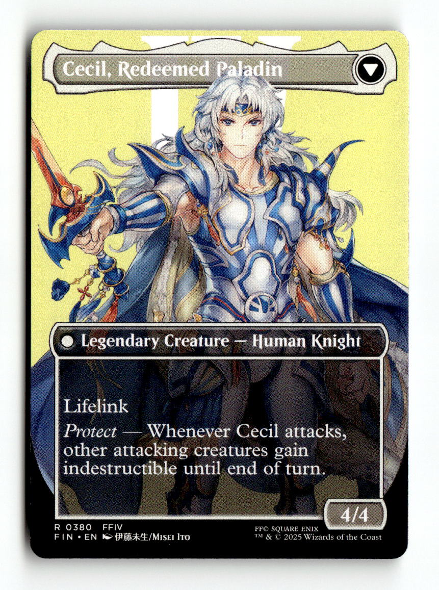Cecil, Dark Knight (Borderless) (Back)