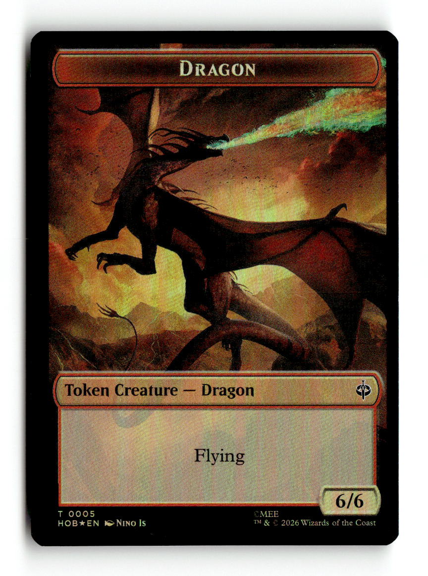 Stone Boulder // Dragon Double-Sided Token (Back)