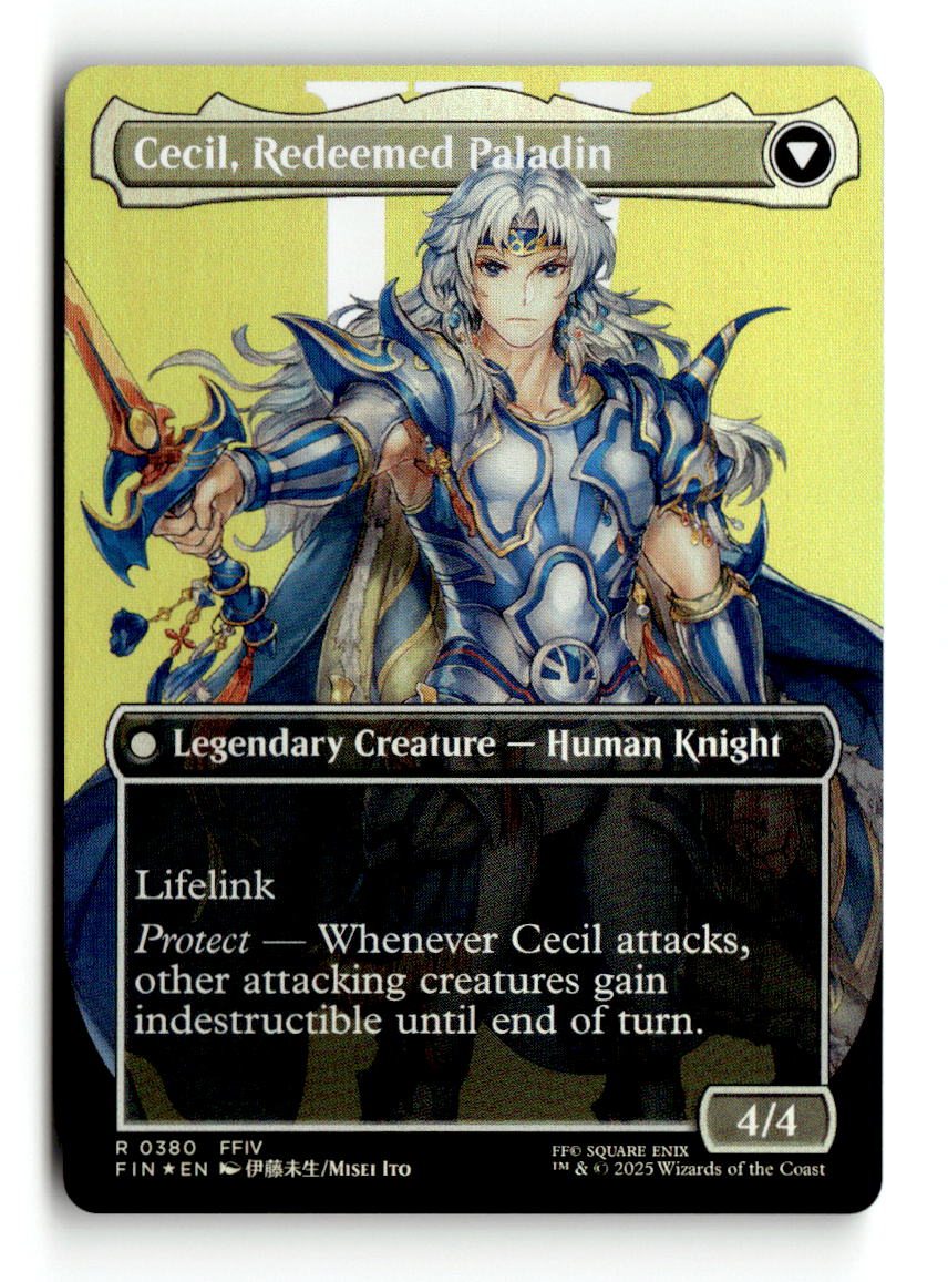 Cecil, Dark Knight (Borderless) Lightly Played [FIN - 380]