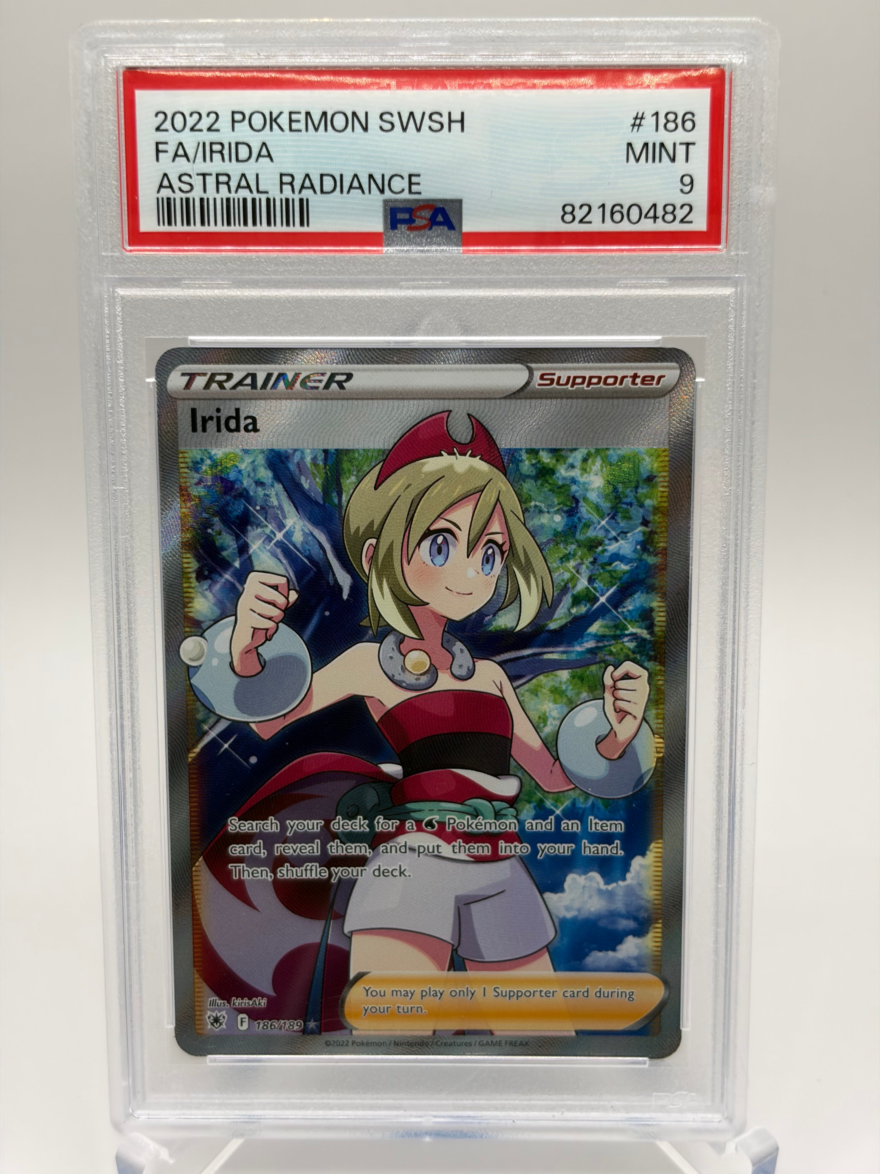 Irida #186 Astral Radiance - PSA 9 Mint