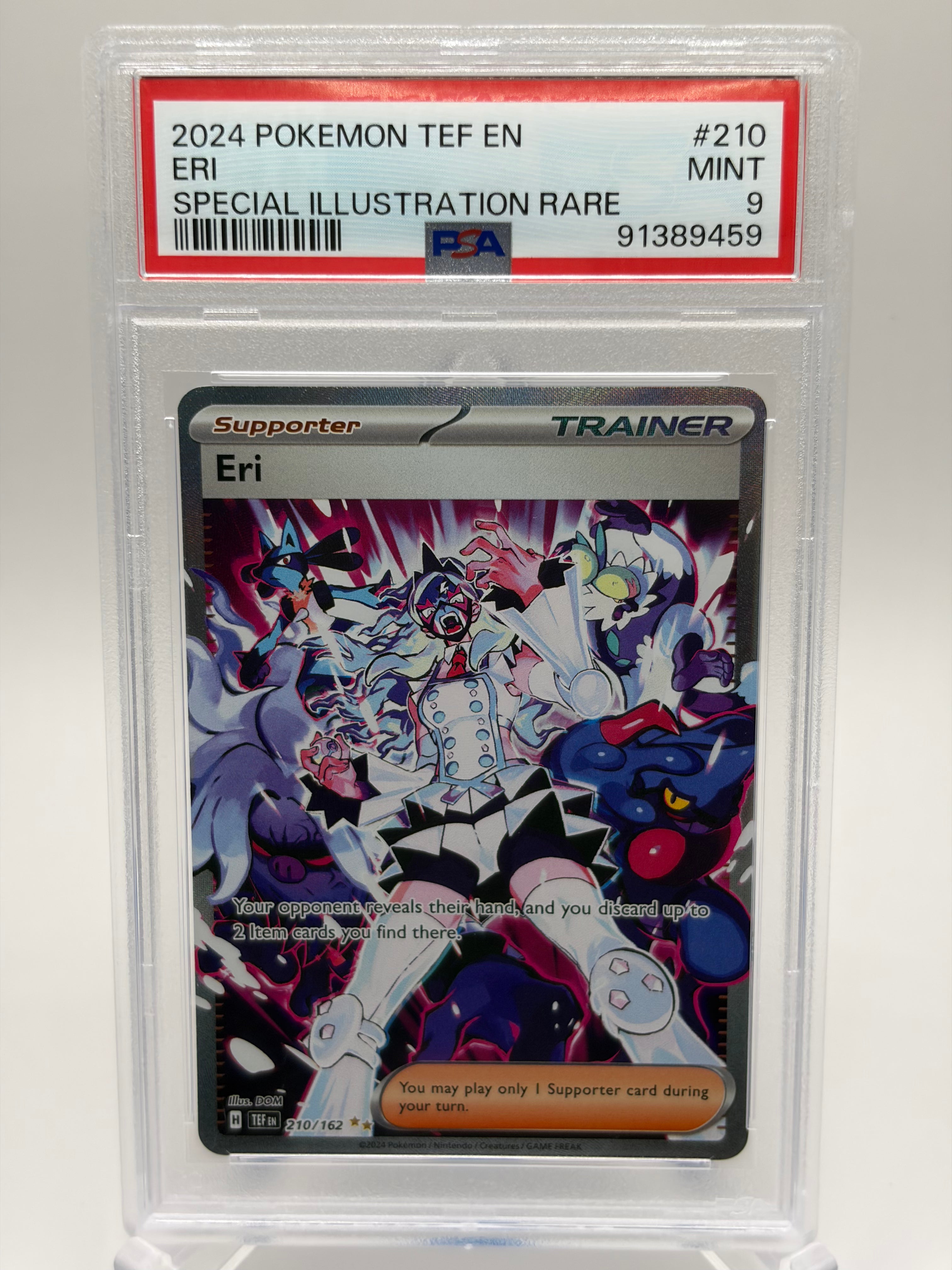 Eri #210 Temporal Forces Special Illustration Rare - PSA 9 Mint