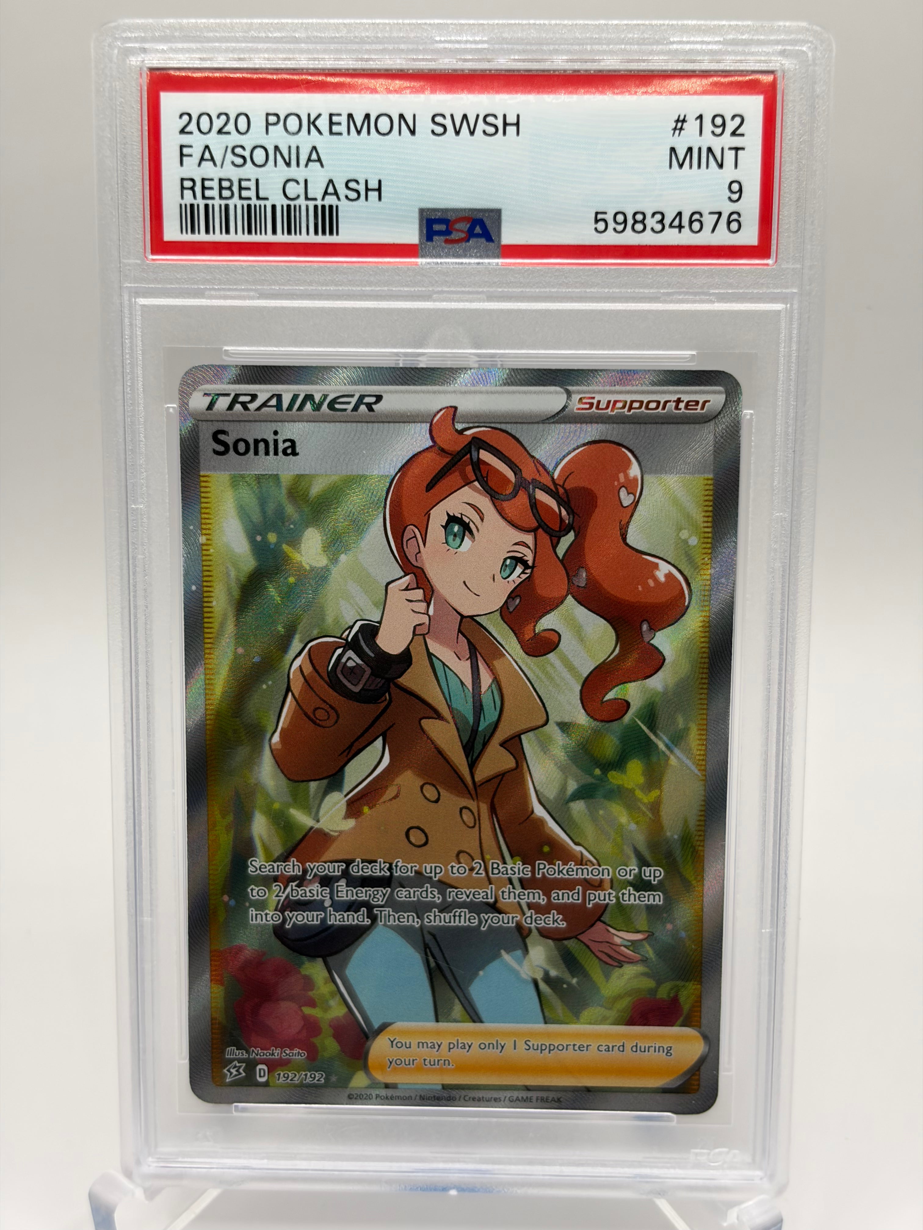Sonia #192 Rebel Clash - PSA 9 Mint