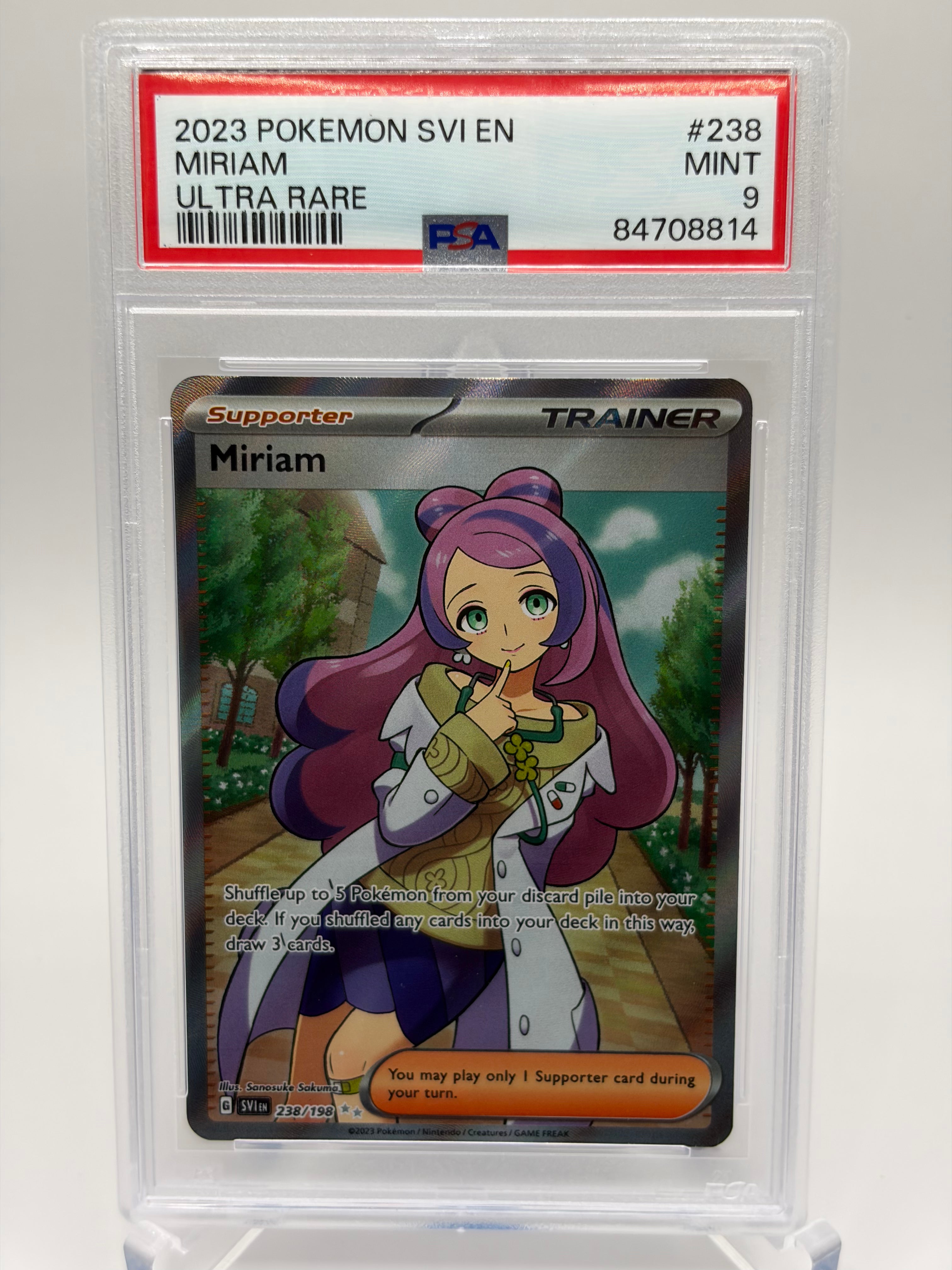 Miriam #238 Scarlet & Violet - PSA 9 Mint
