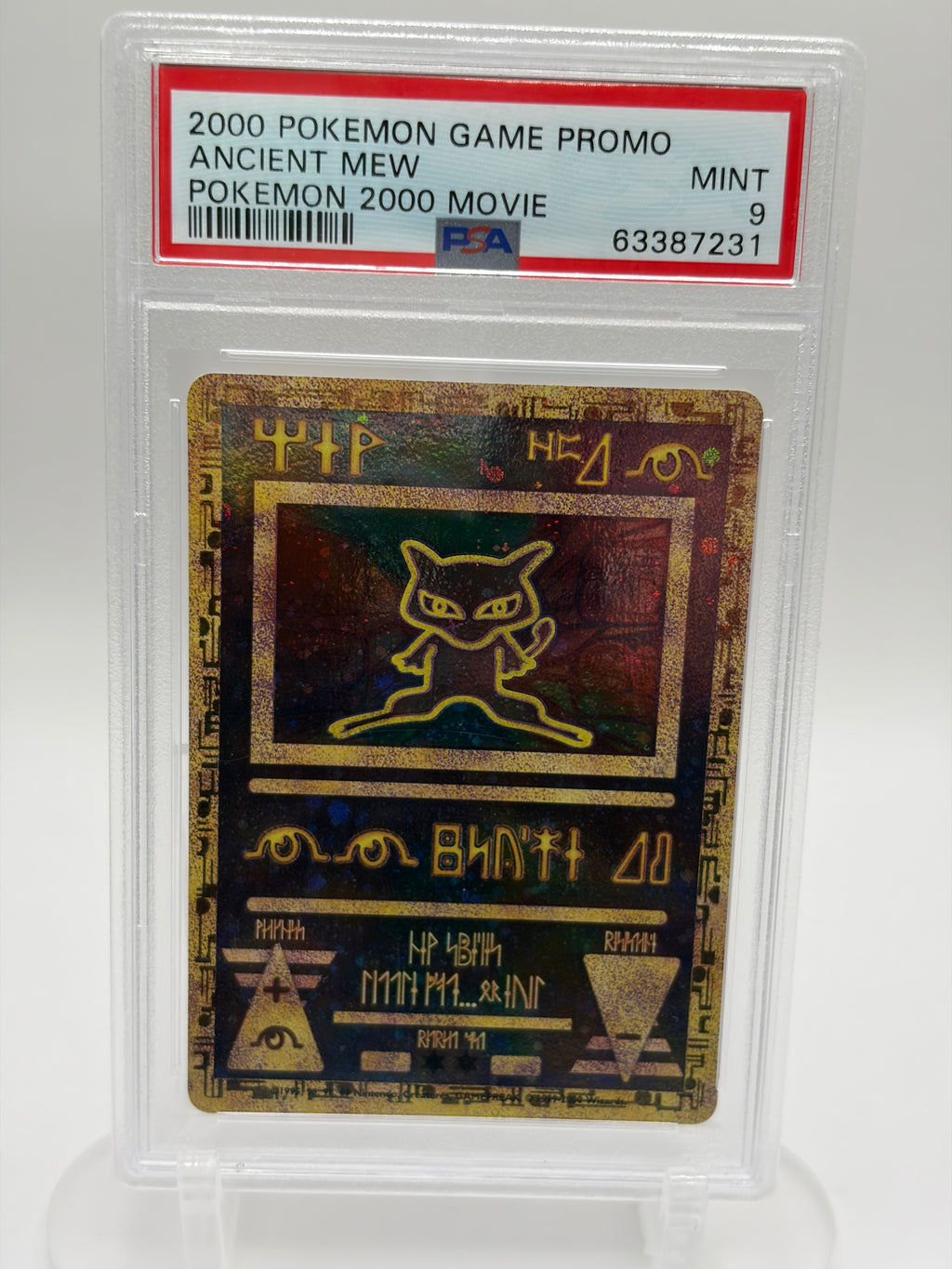 Ancient Mew - PSA 9 MINT - Pokémon 2000 Movie Promo - English 2000