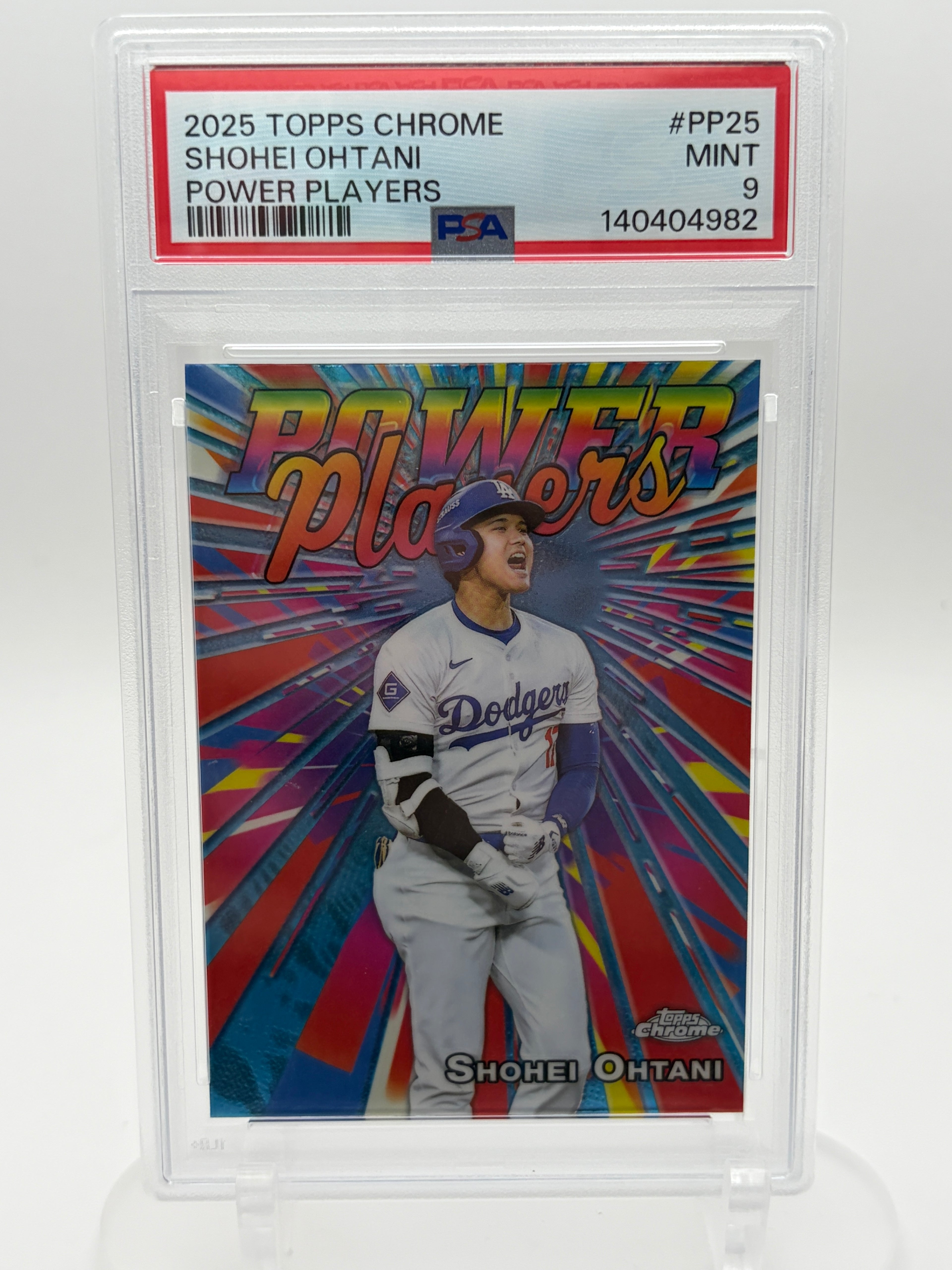 Shohei Ohtani #PP-25 2025 Topps Chrome - Power Players PSA 9
