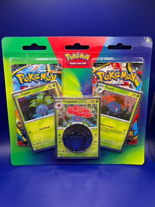 2-Pack Blister Pack [Oddish, Gloom, & Vileplume] Sealed