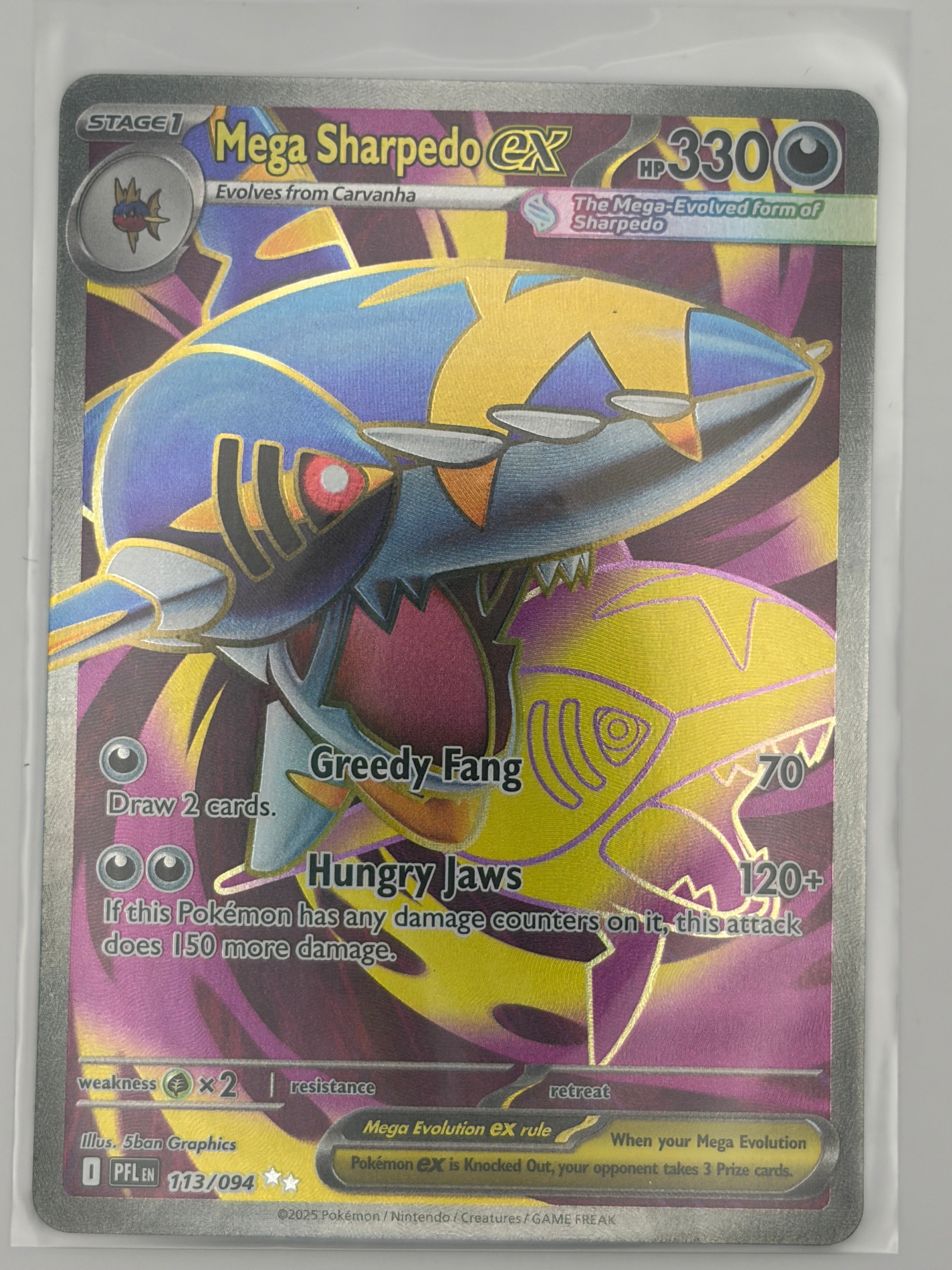 Mega Sharpedo ex - 113/094