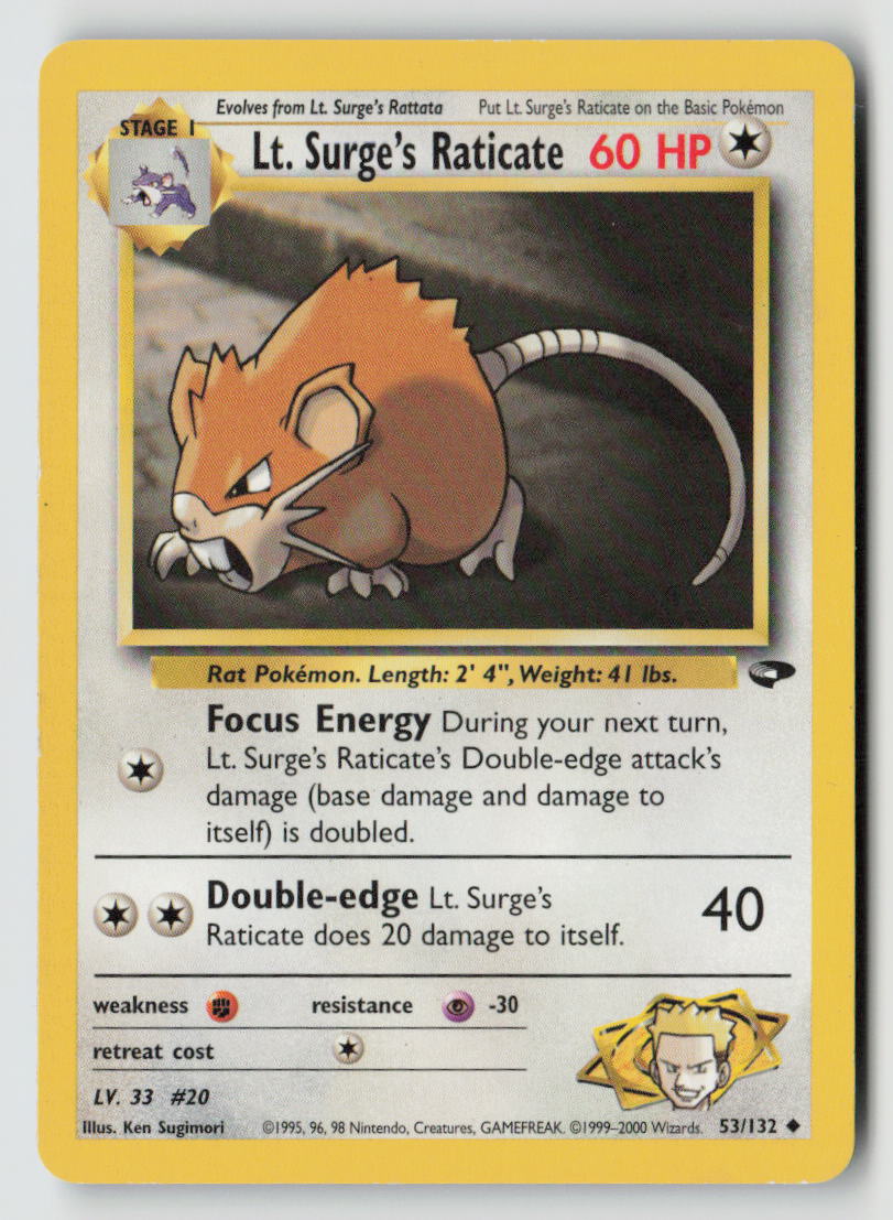 Lt. Surge's Raticate
