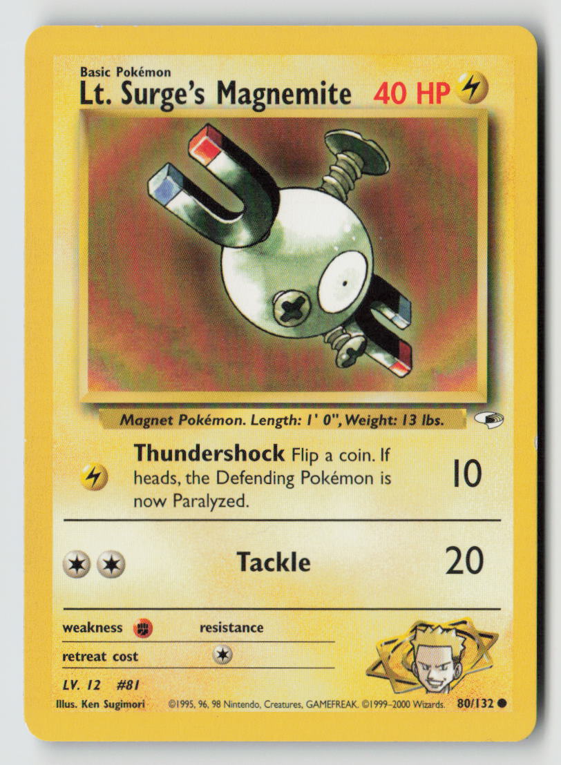 Lt. Surge's Magnemite (80)