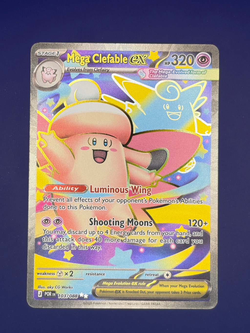 Mega Clefable ex - 103/088