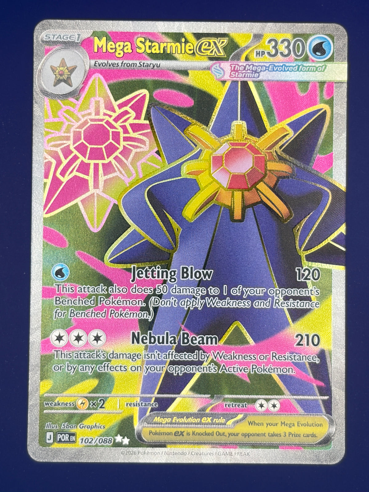Mega Starmie ex - 102/088