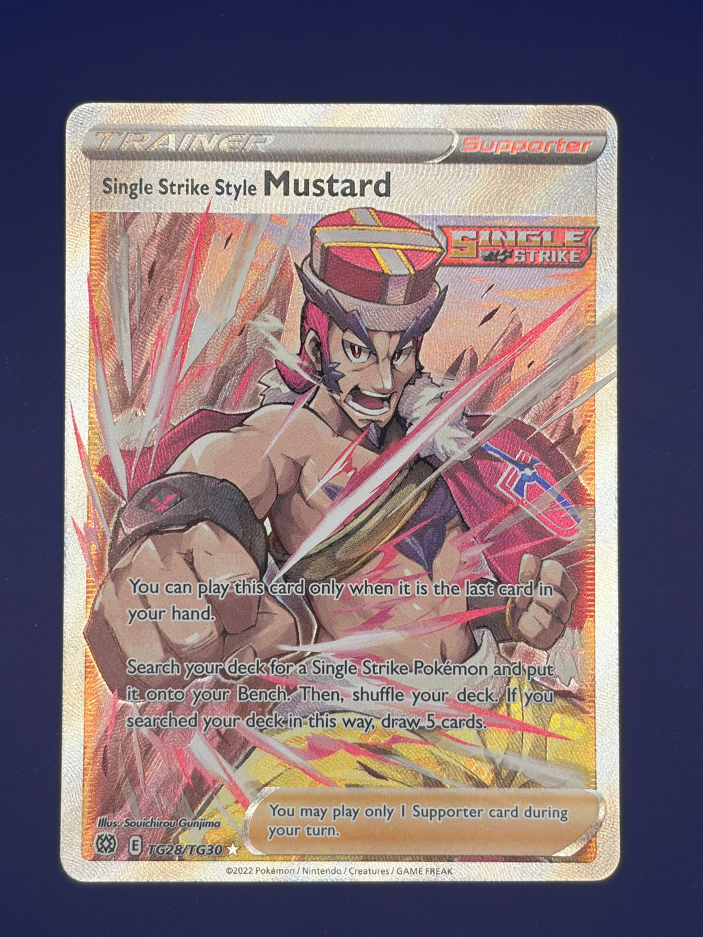 Single Strike Style Mustard