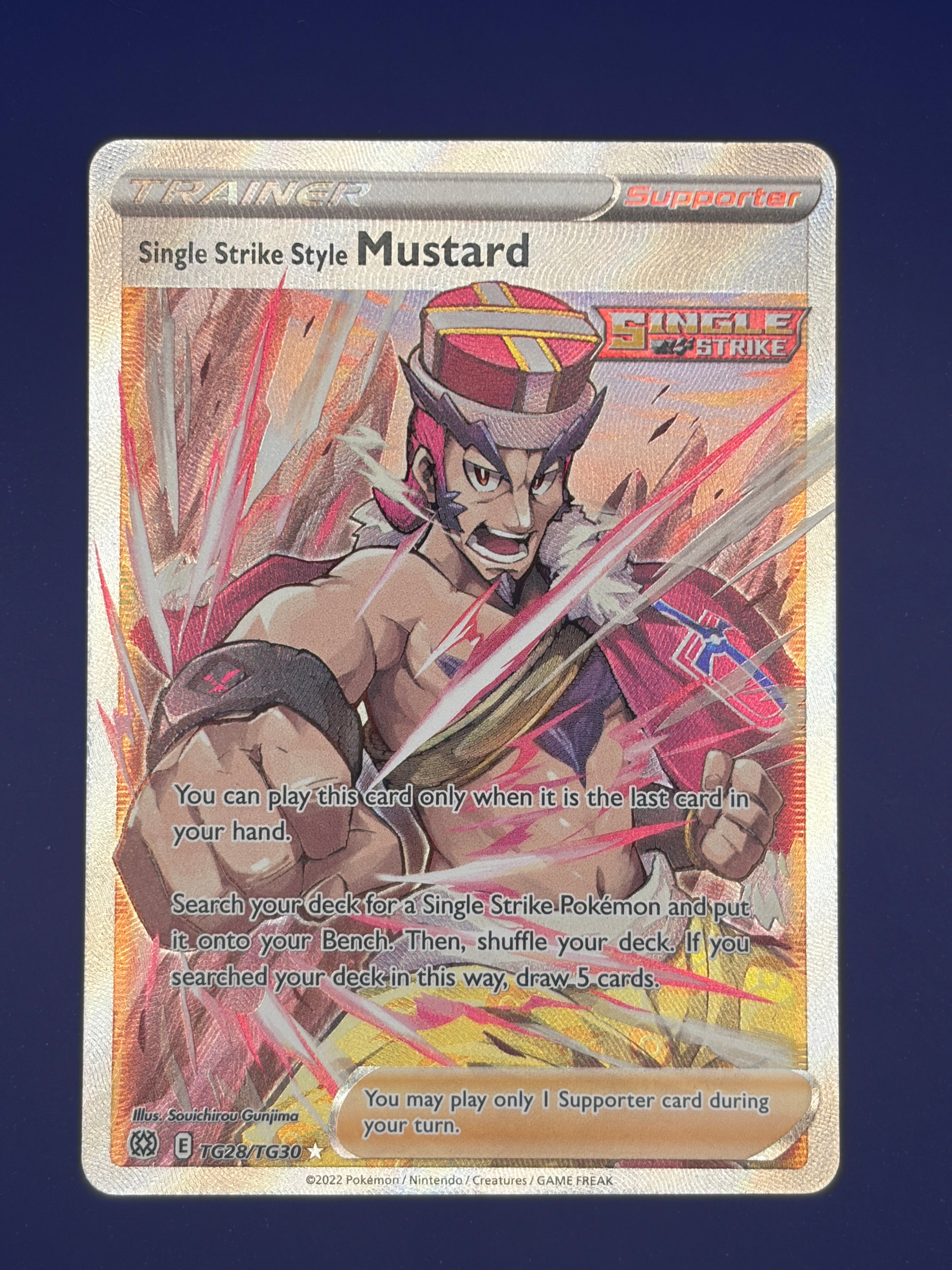 Single Strike Style Mustard