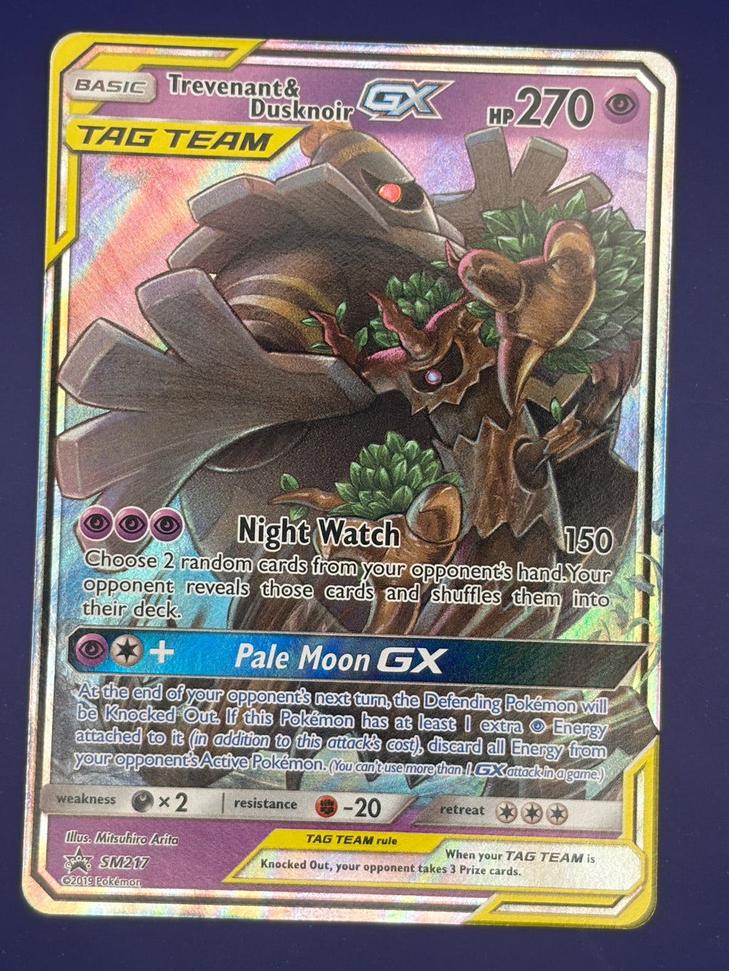 Trevenant & Dusknoir GX - SM217