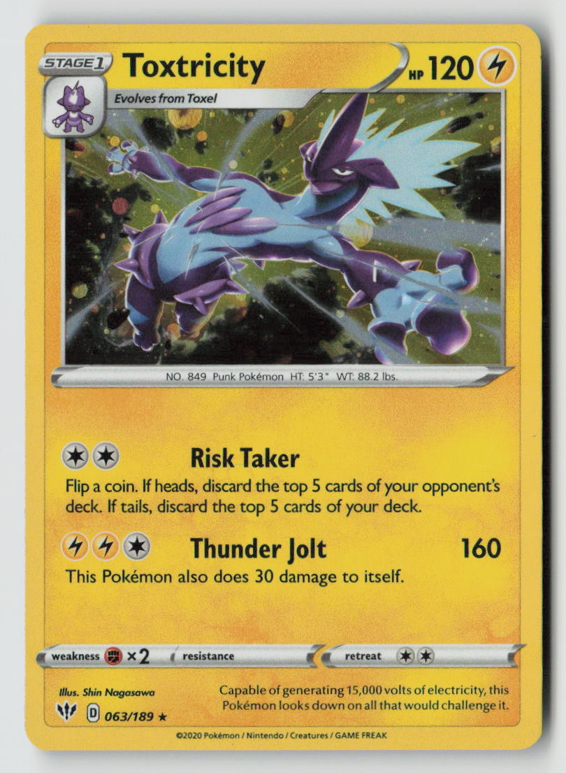Toxtricity - 063/189 (Cosmos Holo)