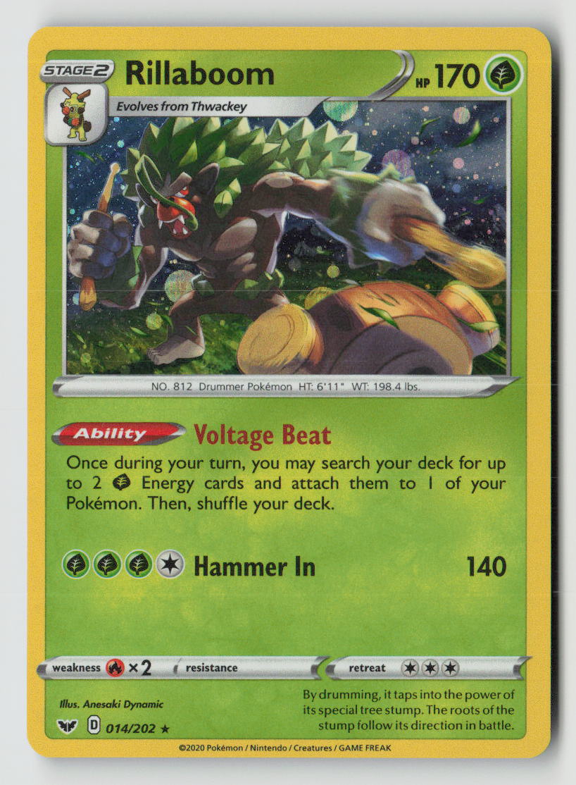 Rillaboom - 014/202 (Cosmos Holo)