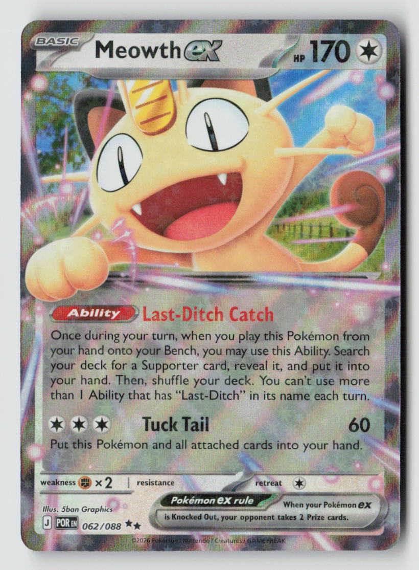 Meowth ex - 062/088