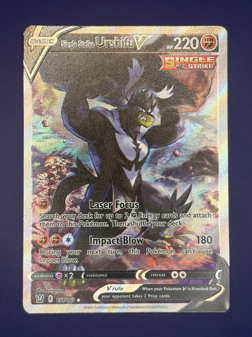 Single Strike Urshifu V (Alternate Full Art)