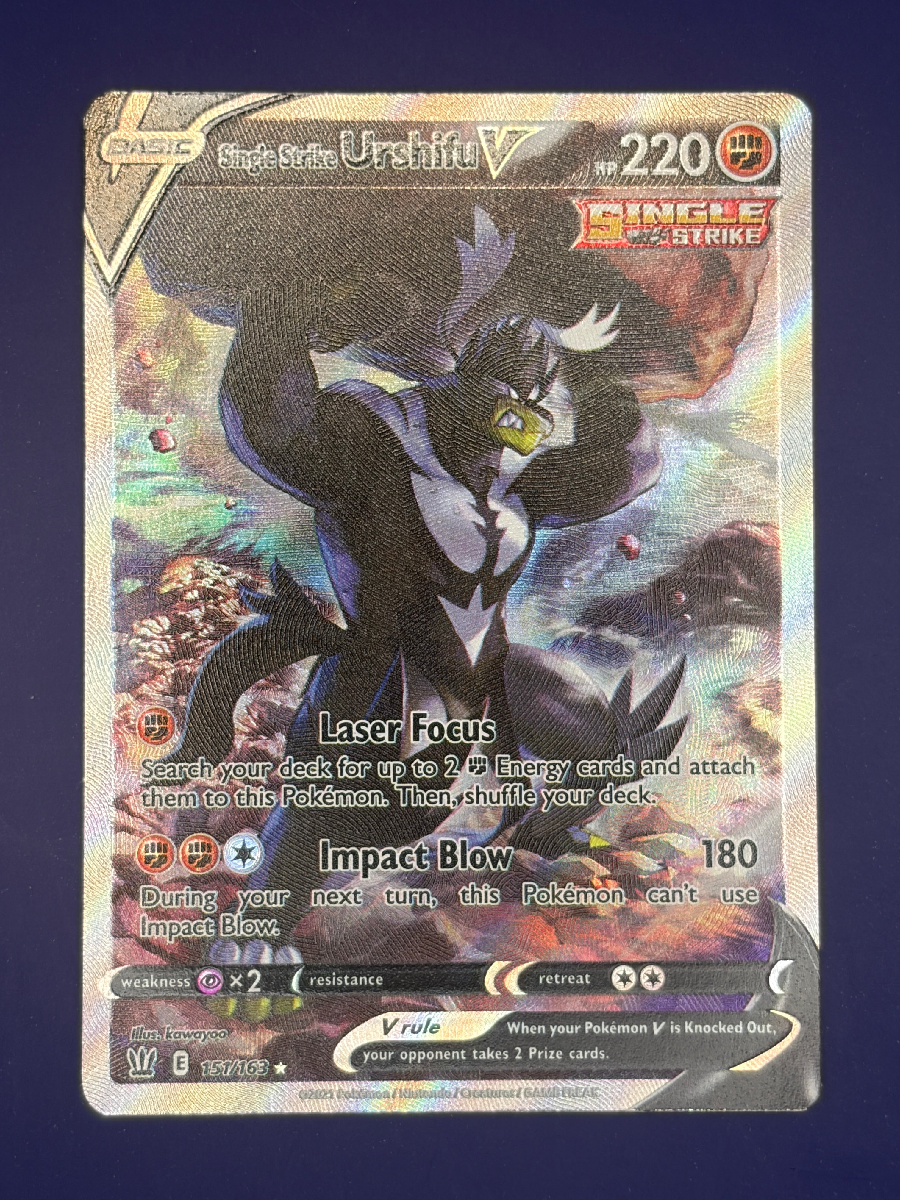 Single Strike Urshifu V (Alternate Full Art)