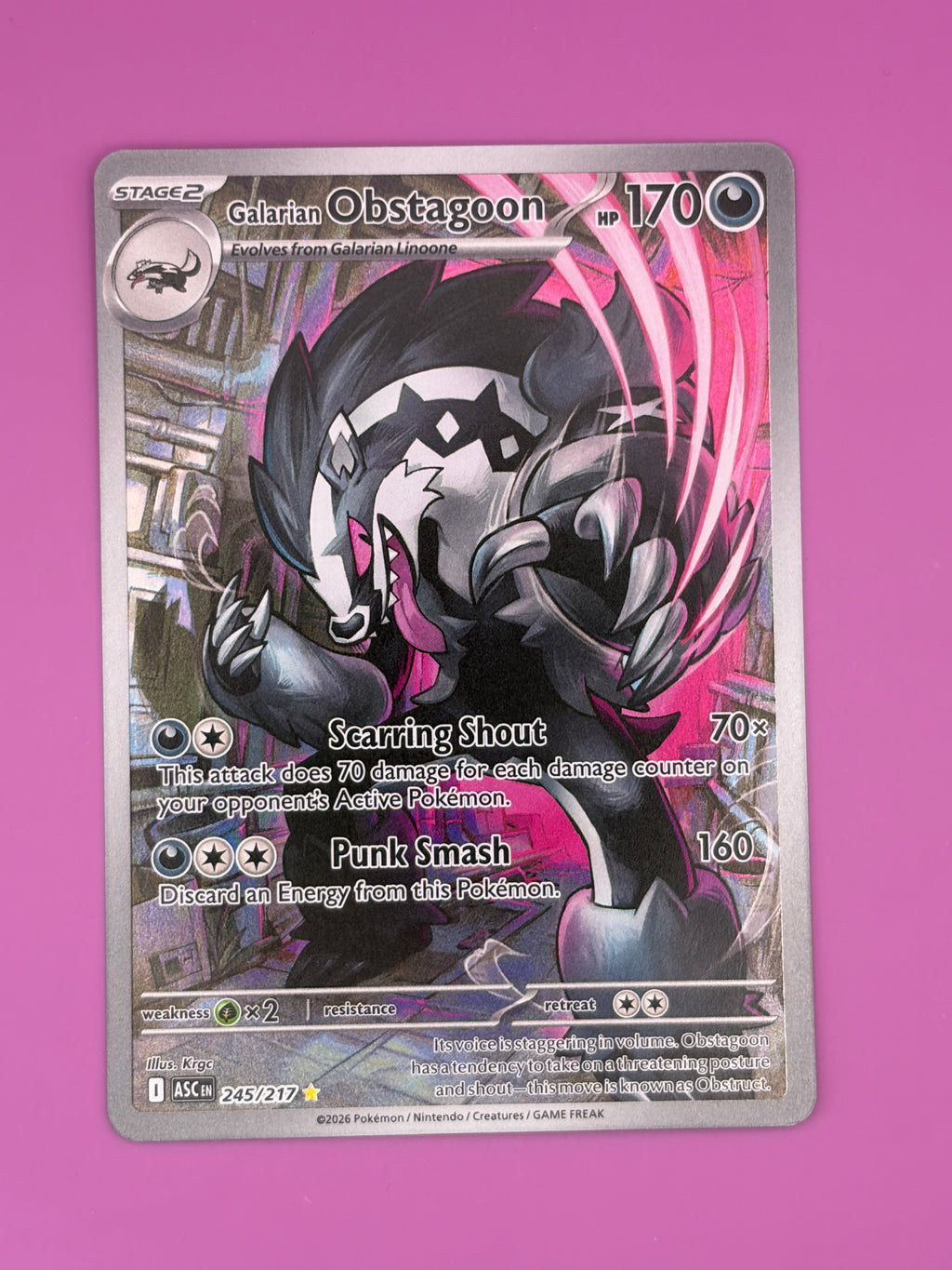Galarian Obstagoon - 245/217