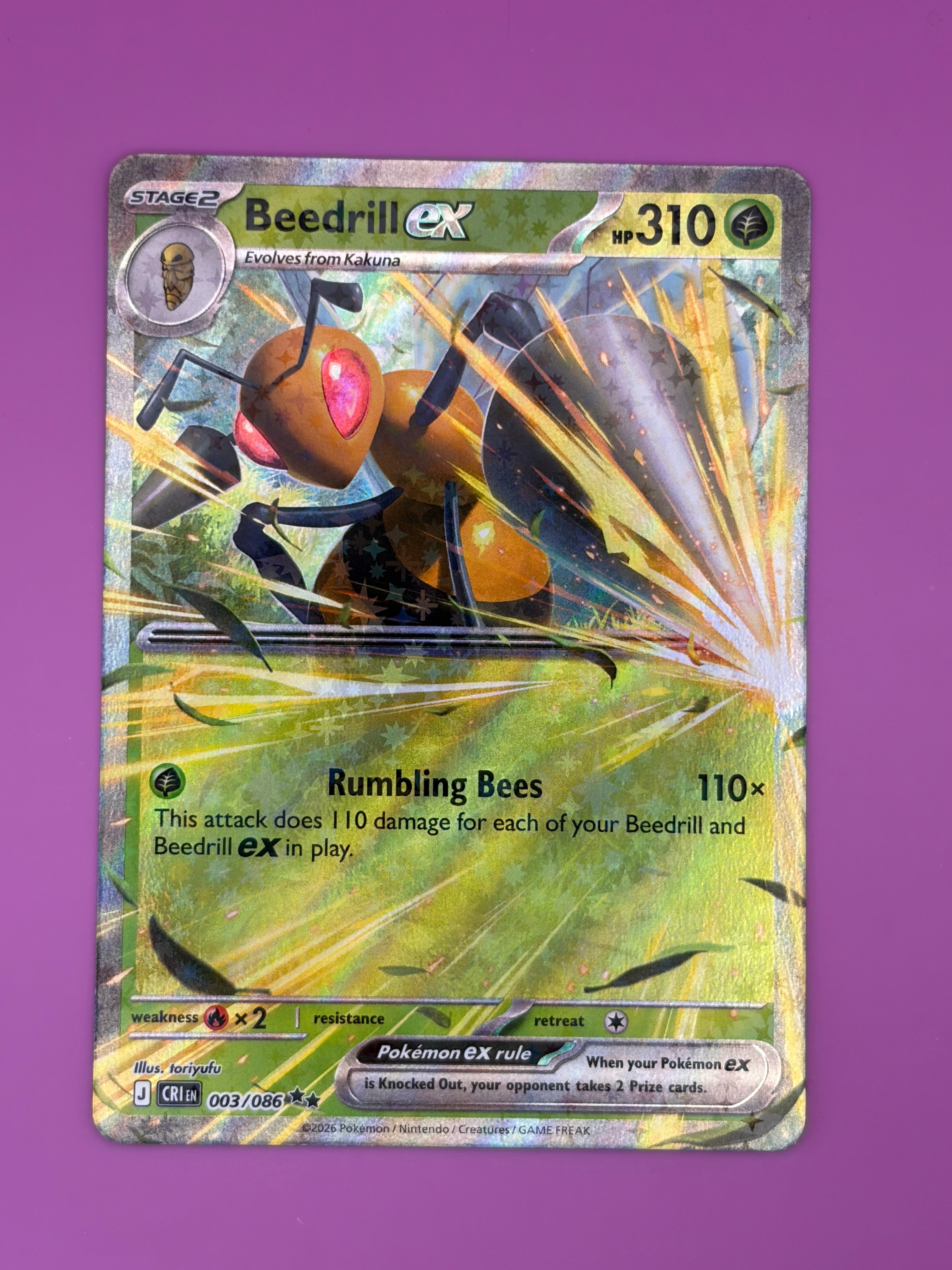 Beedrill ex - 003/086