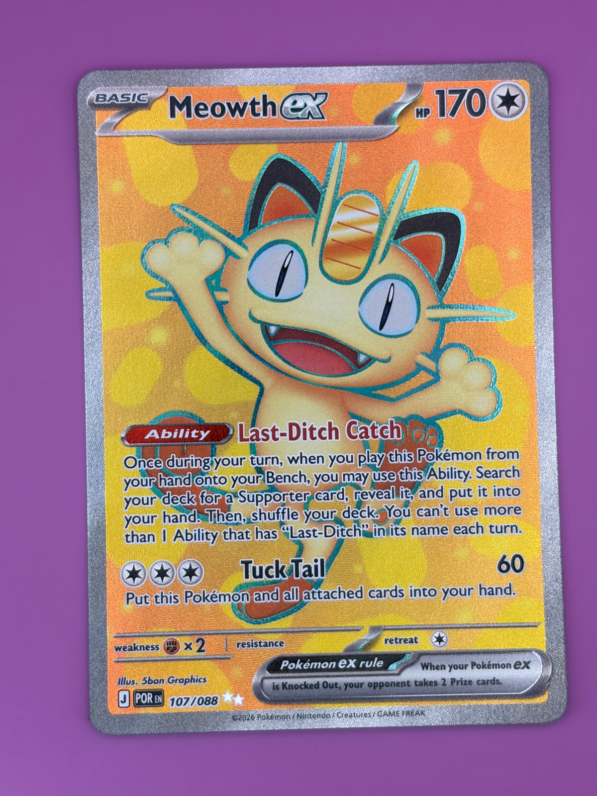 Meowth ex - 107/088