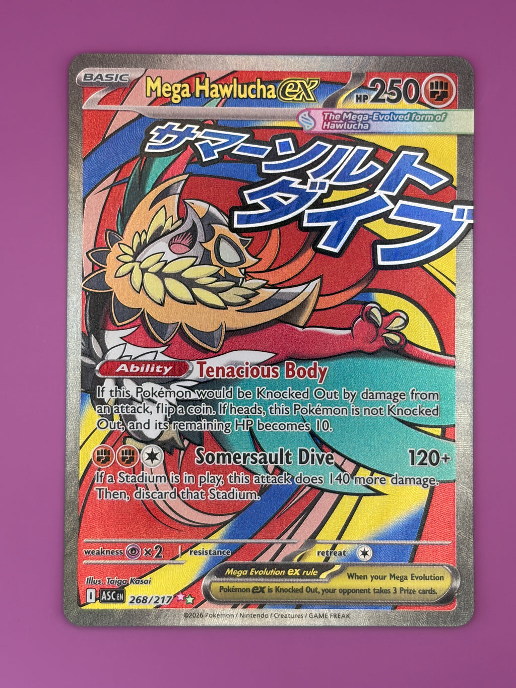 Mega Hawlucha ex - 268/217