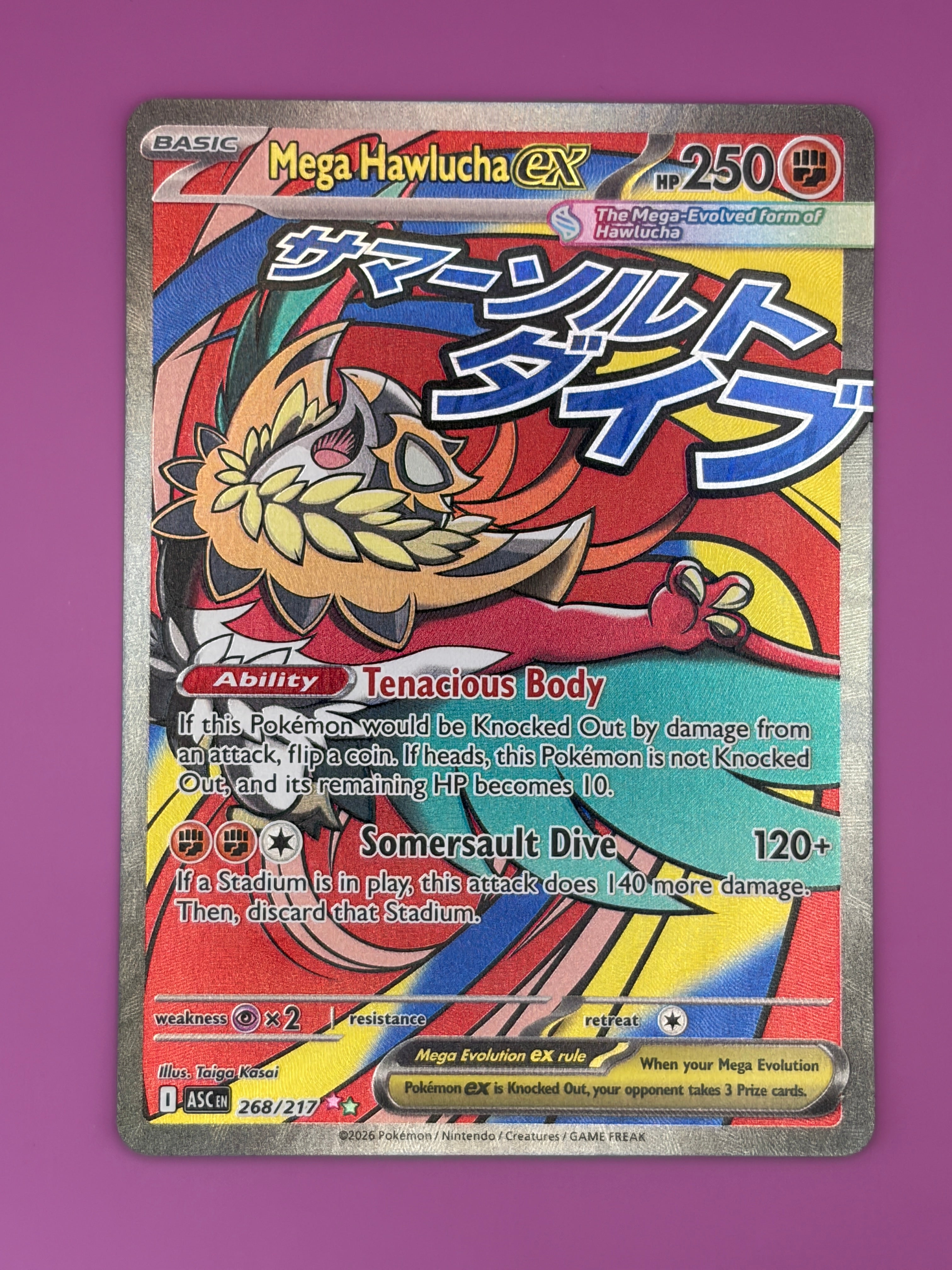 Mega Hawlucha ex - 268/217