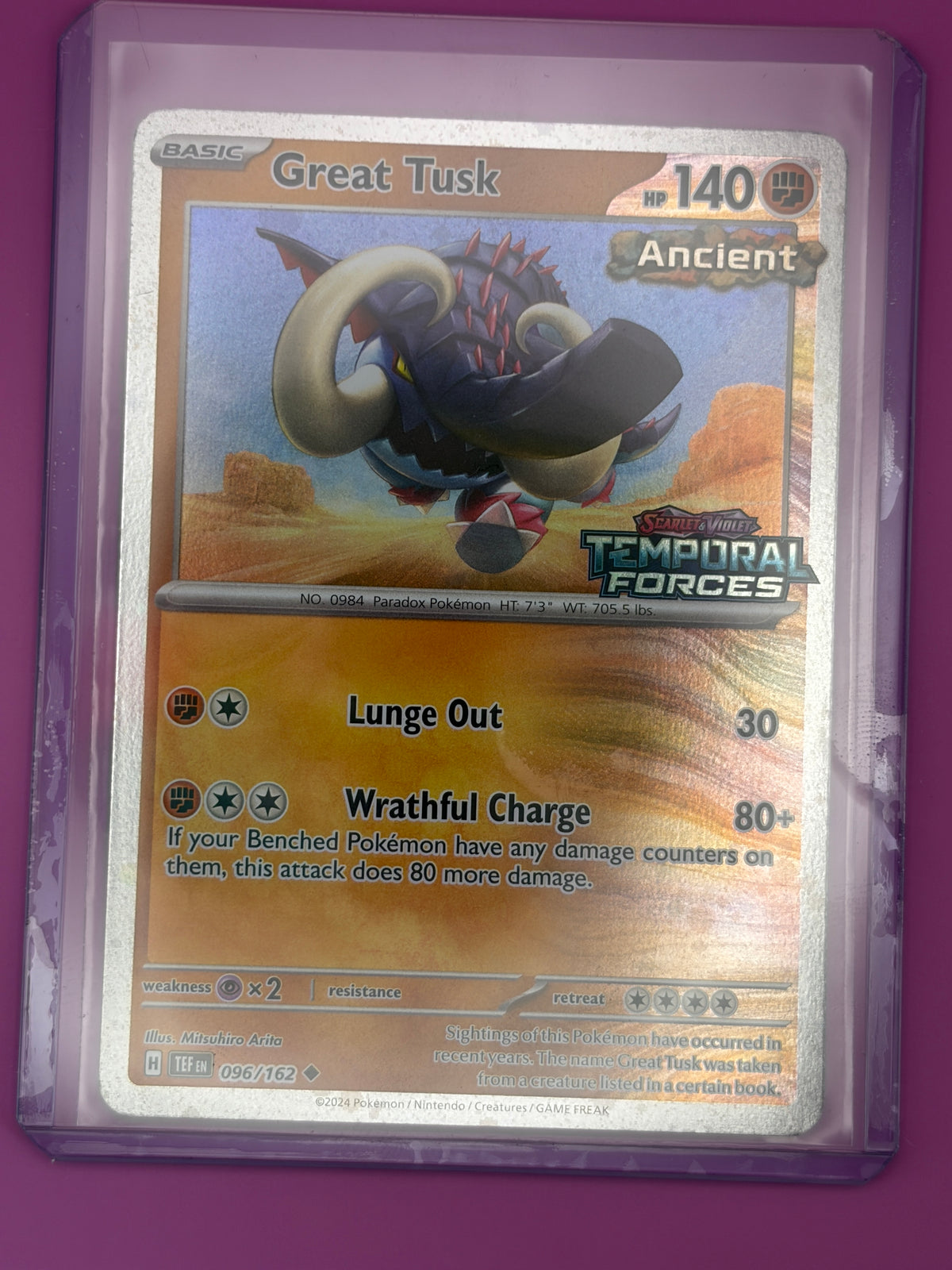 Great Tusk - 096/162 (Temporal Forces Stamped)