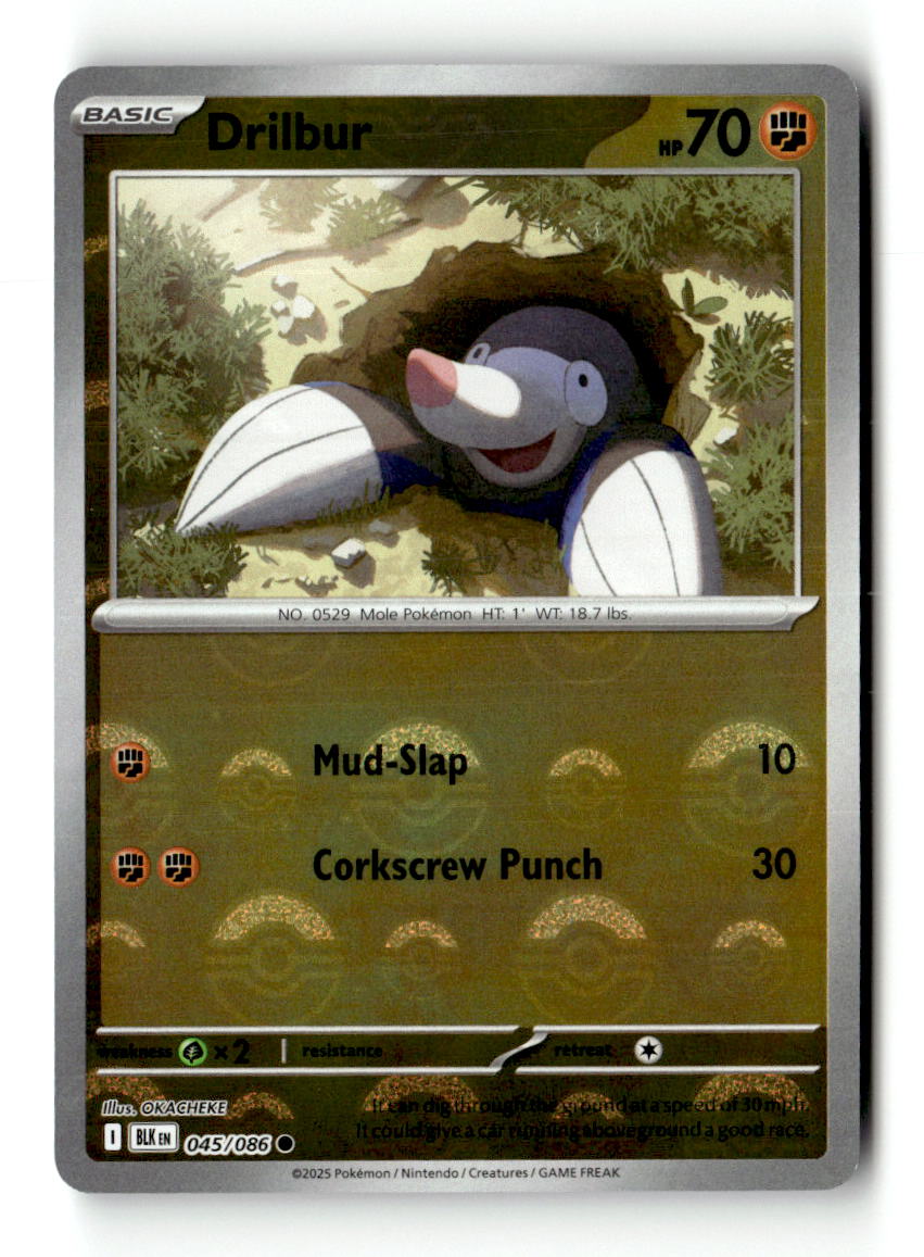 Drilbur (Poke Ball Pattern)