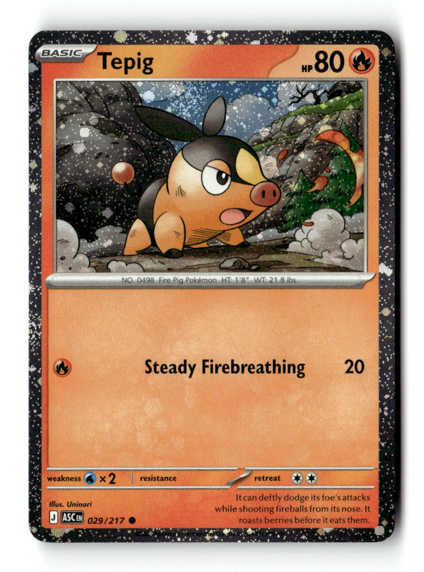 Tepig - 029/217 (Cosmos Holo)