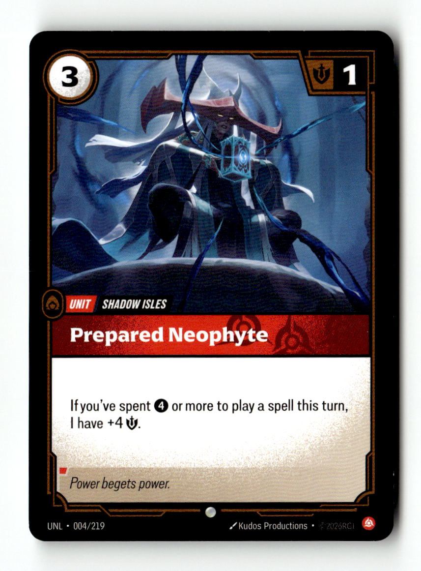 Prepared Neophyte