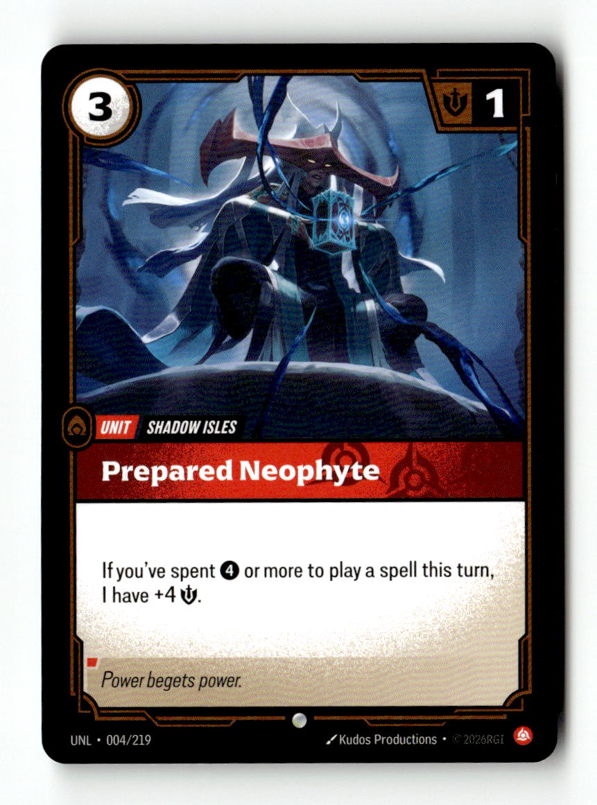 Prepared Neophyte