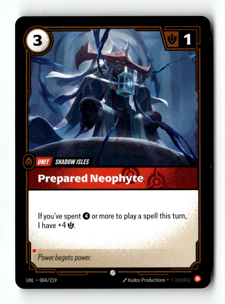 Prepared Neophyte