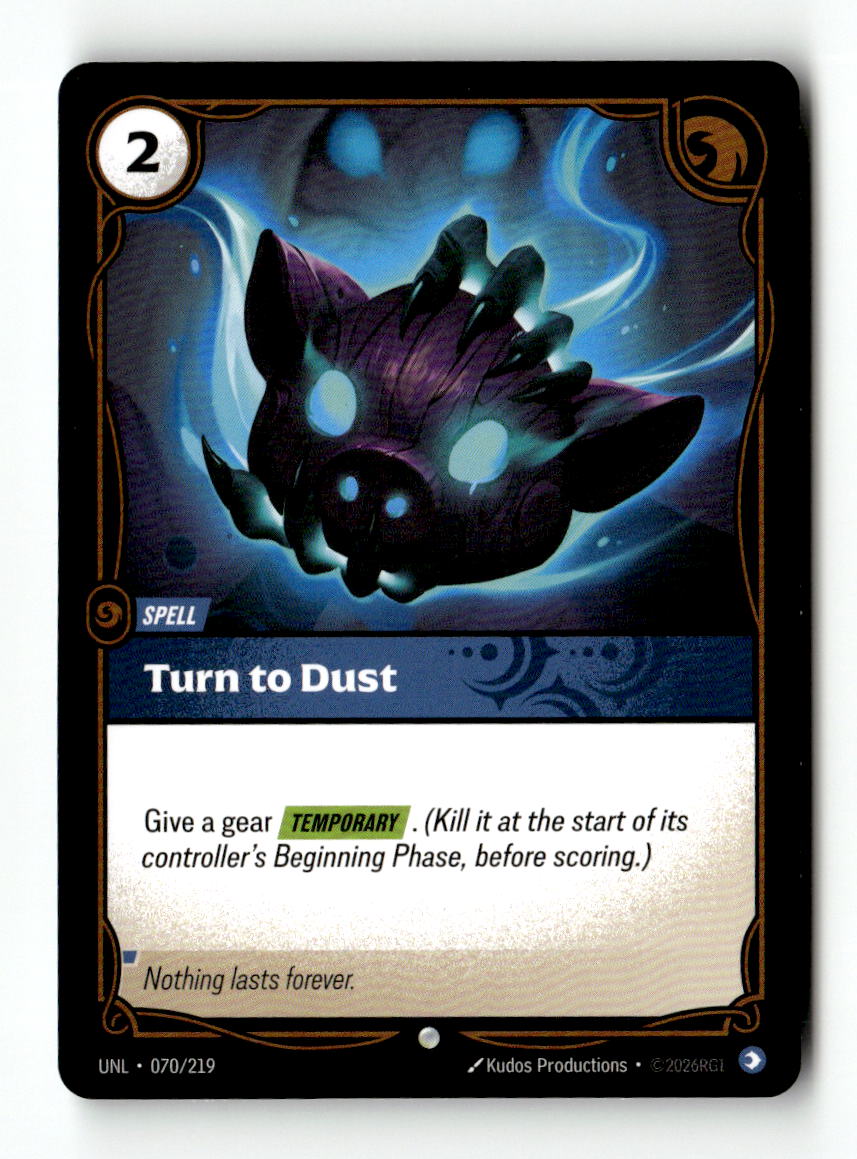 Turn to Dust
