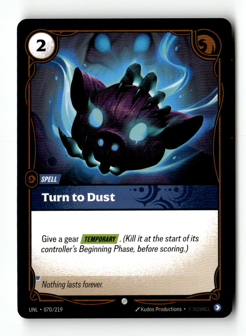Turn to Dust