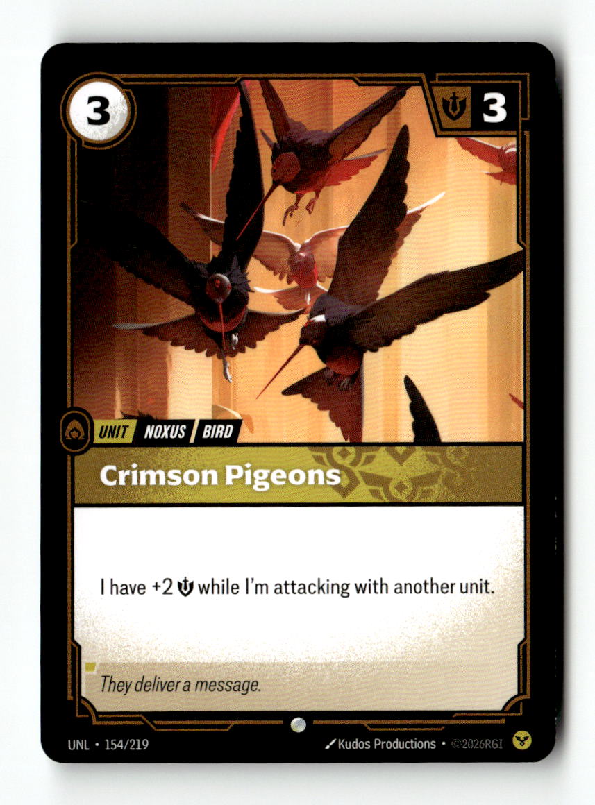 Crimson Pigeons