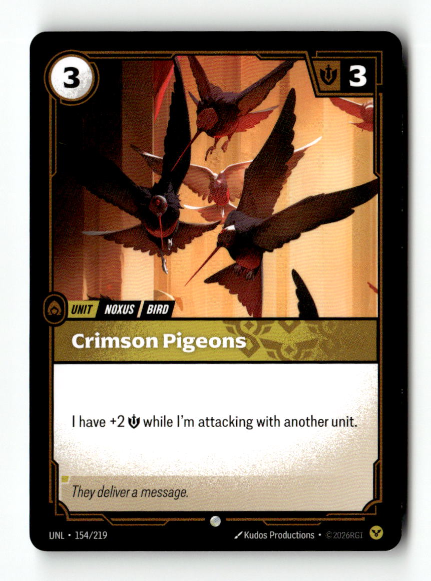 Crimson Pigeons