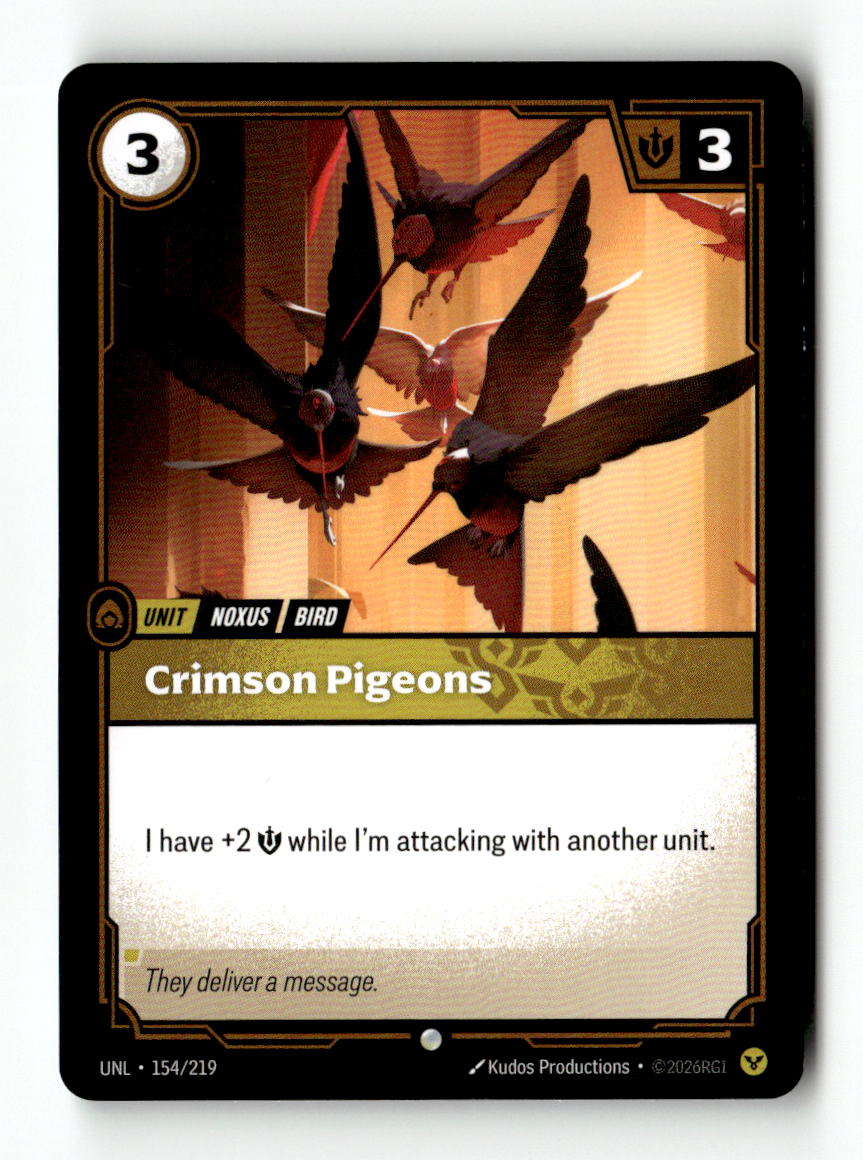 Crimson Pigeons
