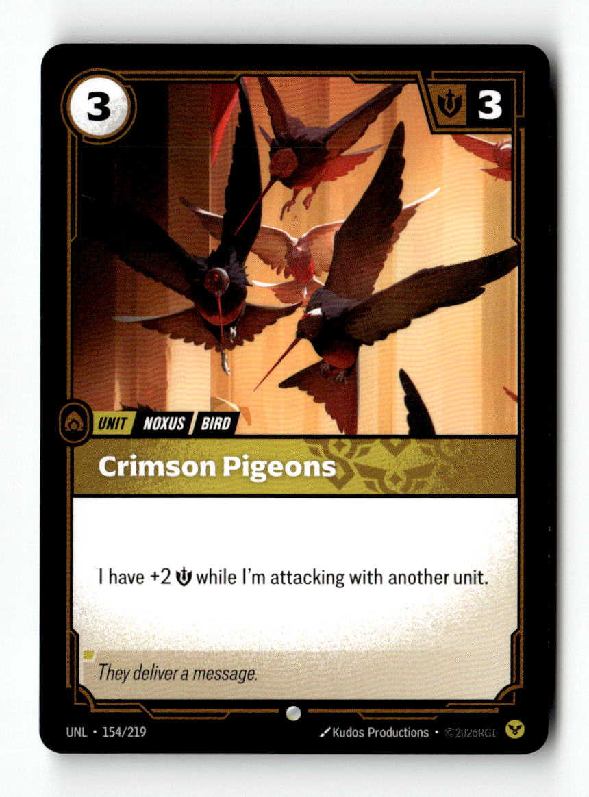 Crimson Pigeons