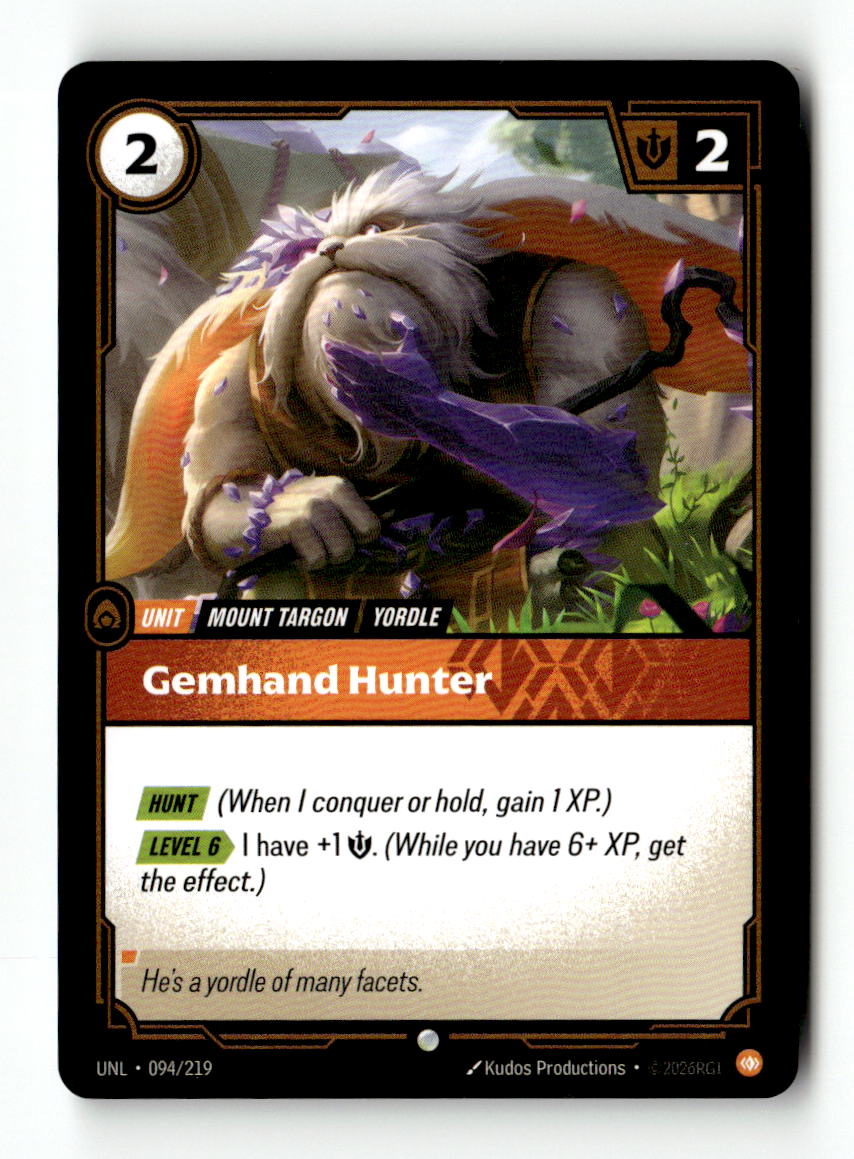 Gemhand Hunter