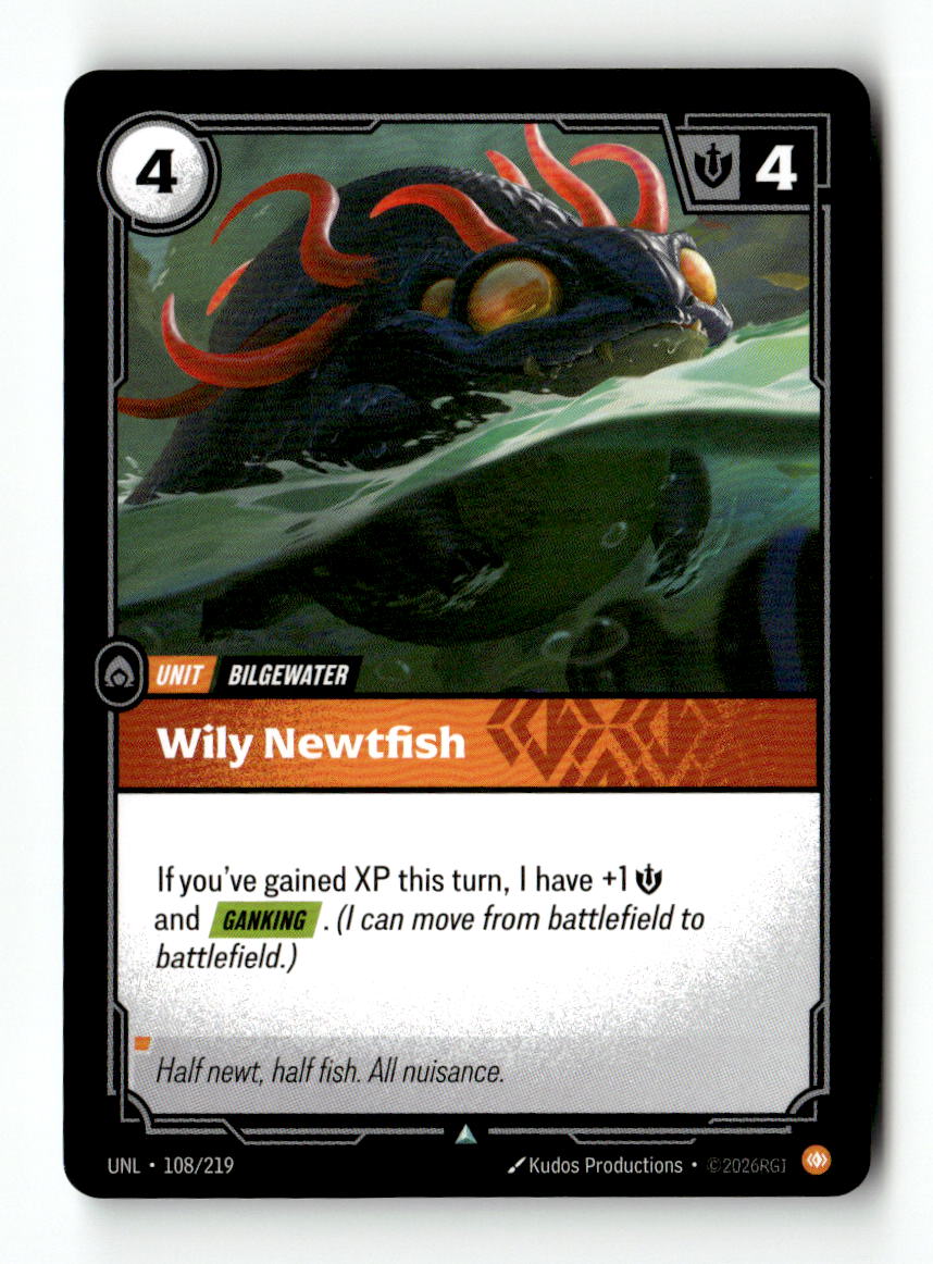 Wily Newtfish